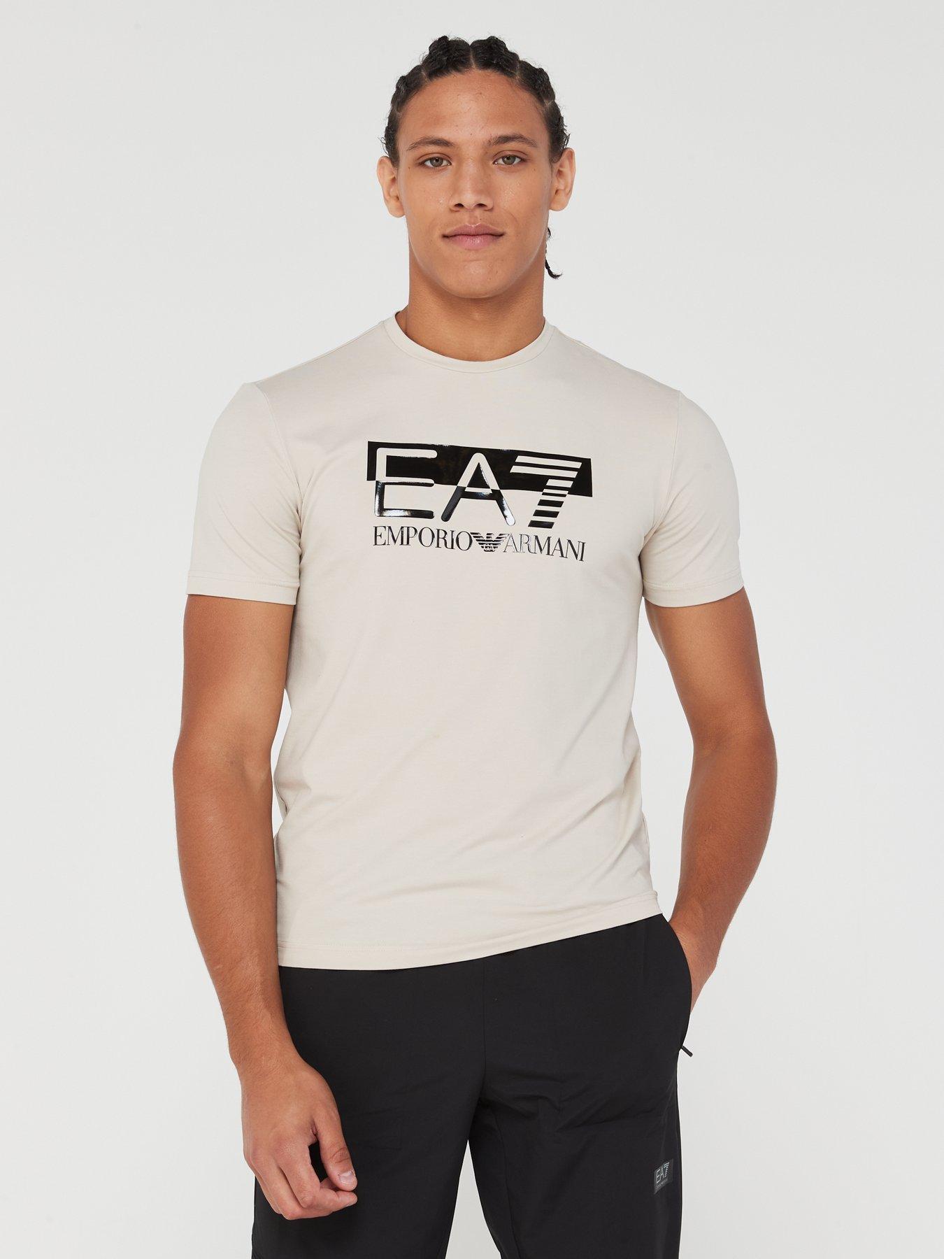 EA7 Emporio Armani Large Two Tone Logo T-shirt