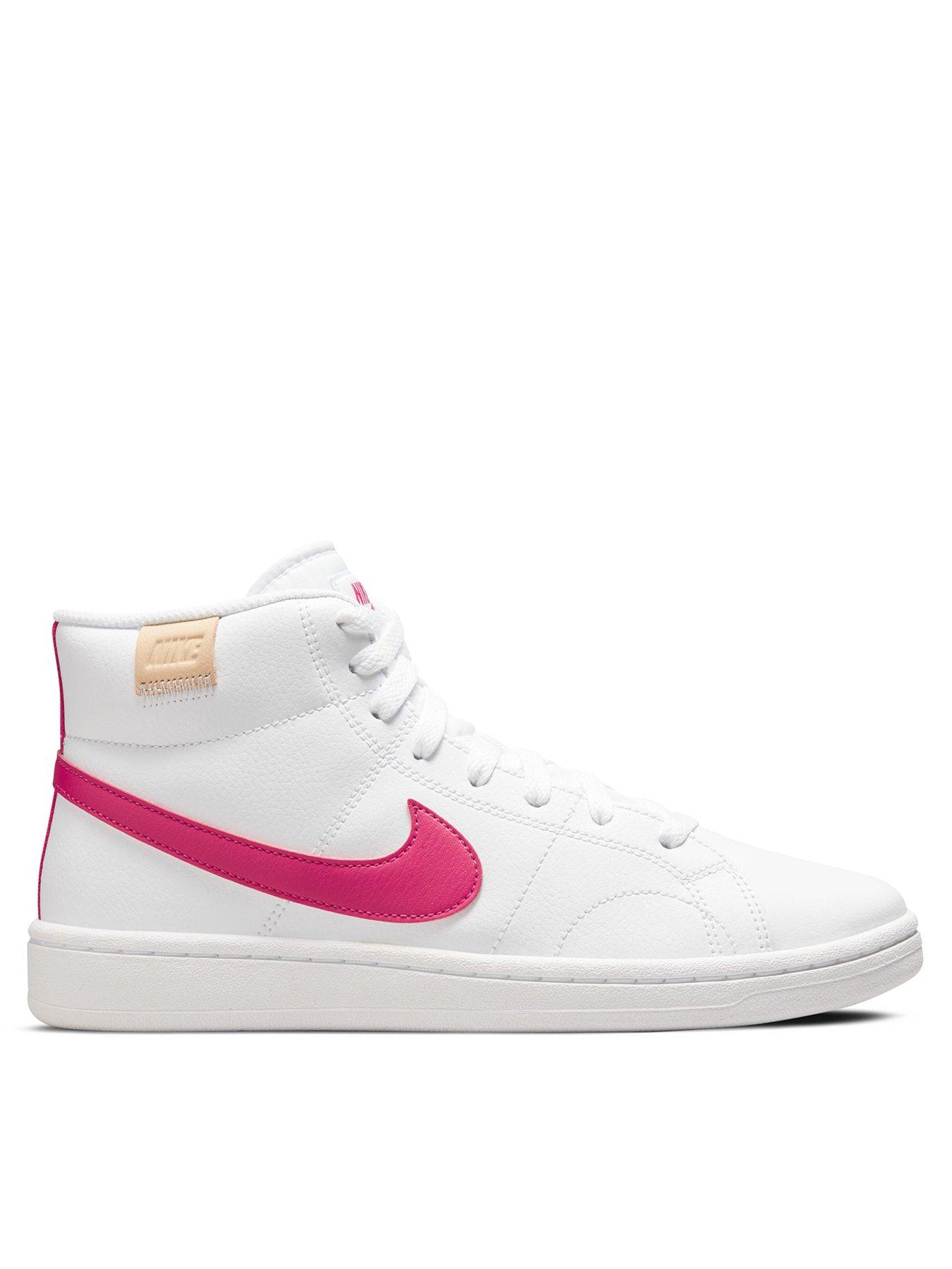 Court Royale 2 Mid Trainers White Pink