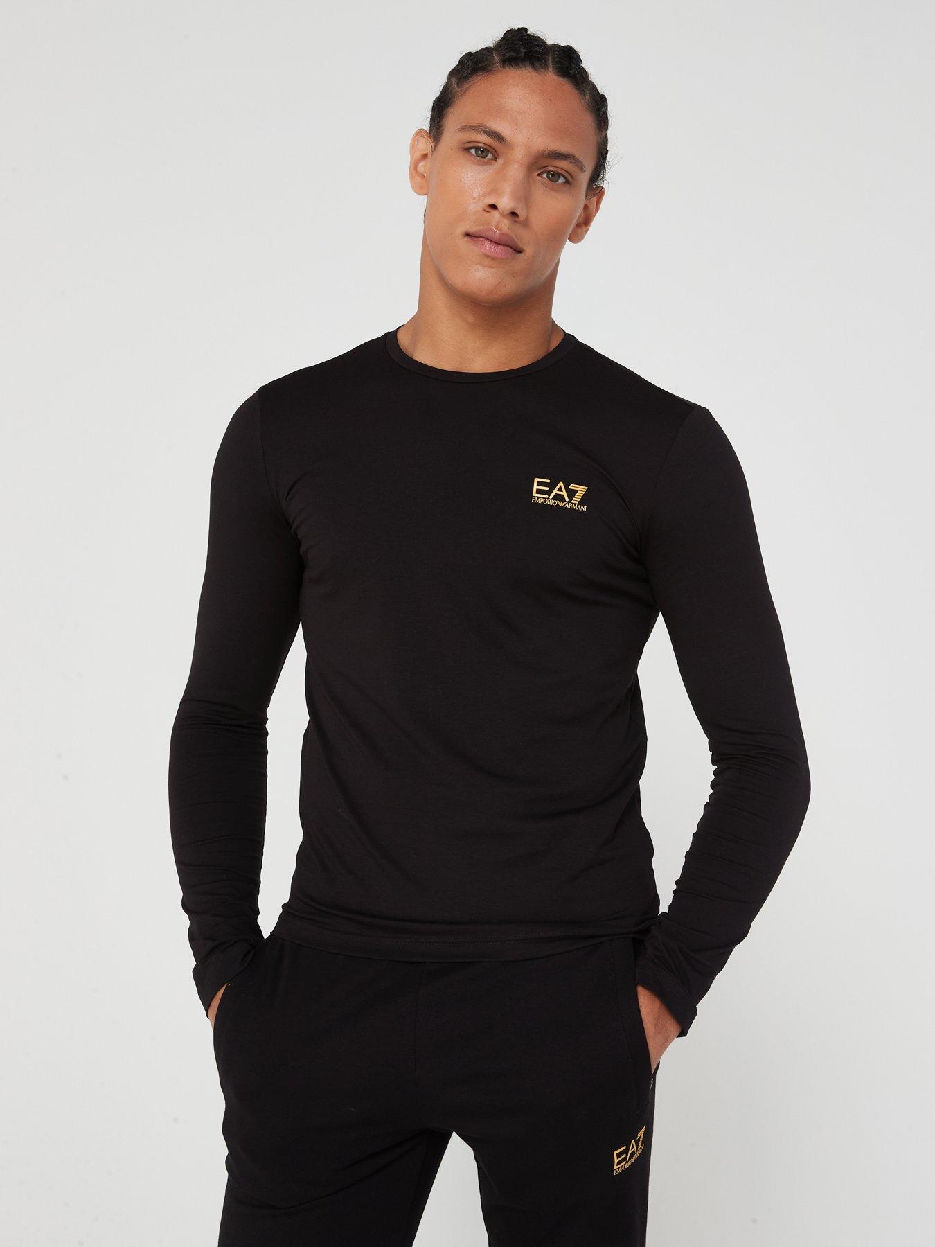 Emporio armani long top sleeve t shirt