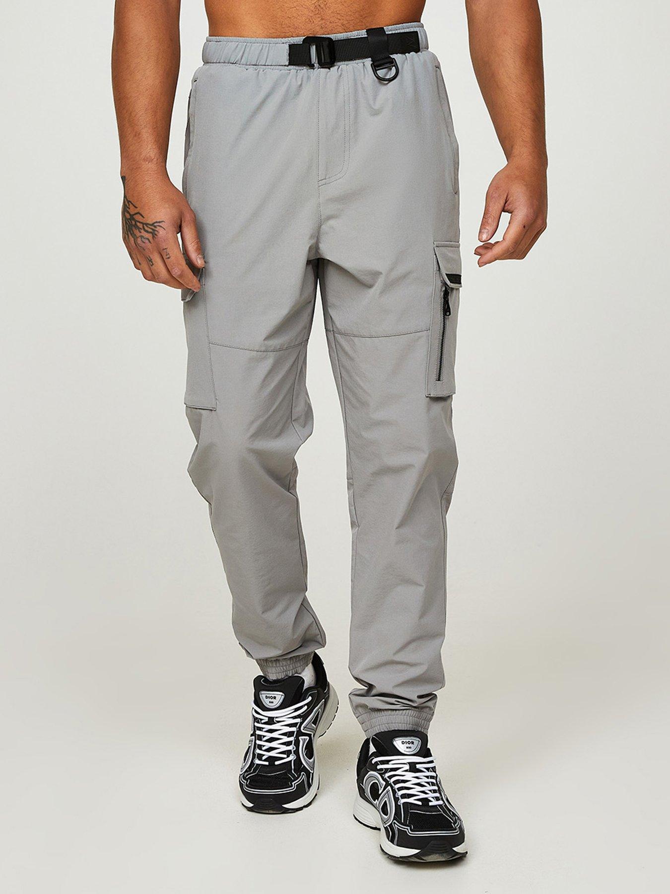 Alessandro Zavetti Mazzola Cargo Pants - Grey | very.co.uk