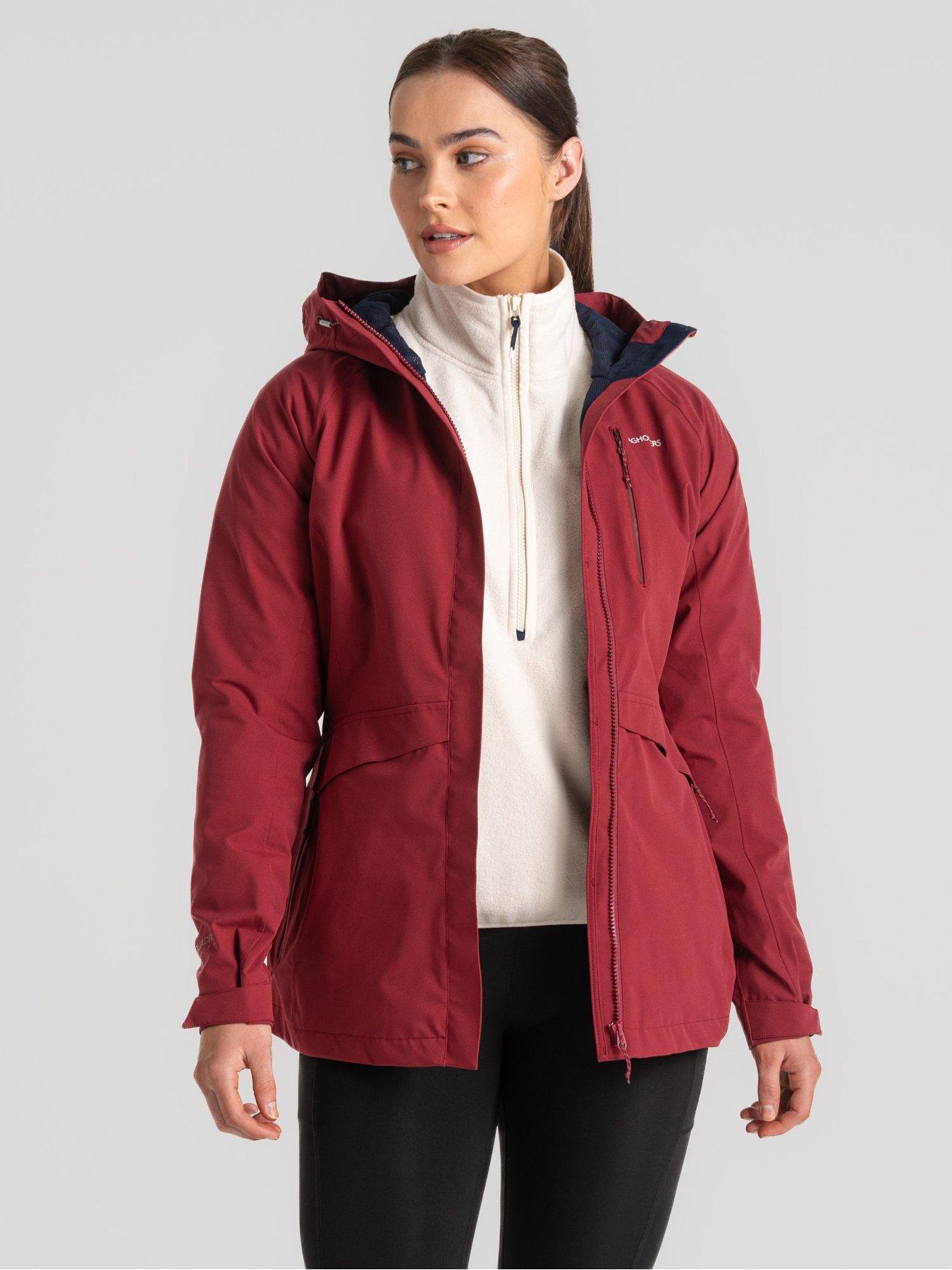 2024 Craghoppers Ladies Caldbeck Waterproof Jacket Full Zip Lightweight  Hooded