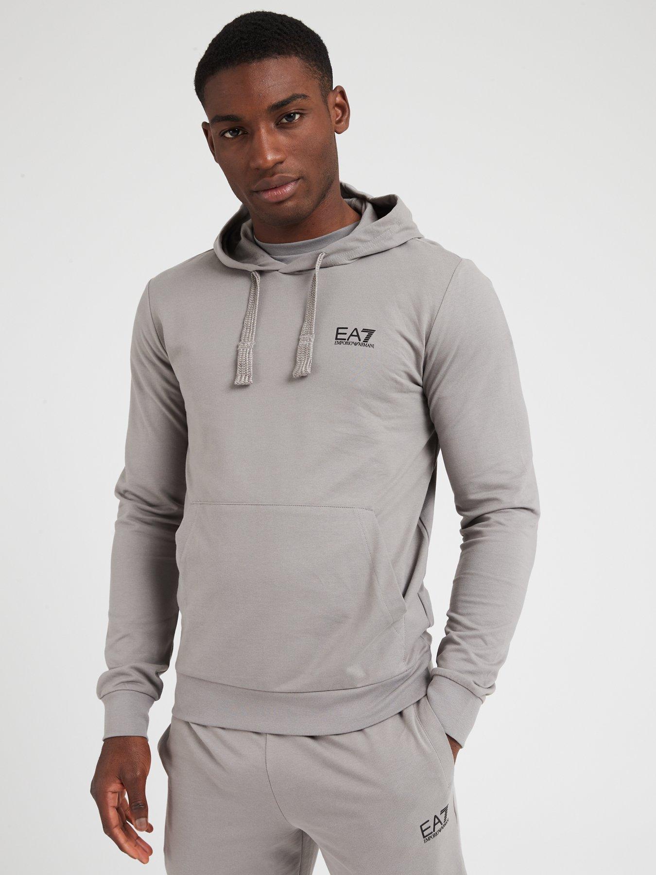 Emporio armani outlet grey hoodie