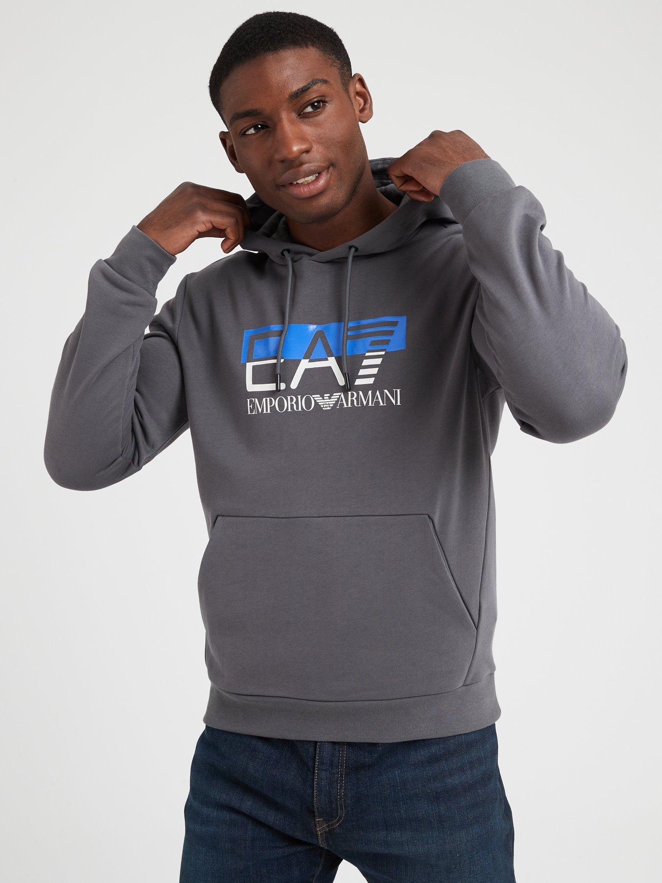 Ea7 cheap hoodie mens