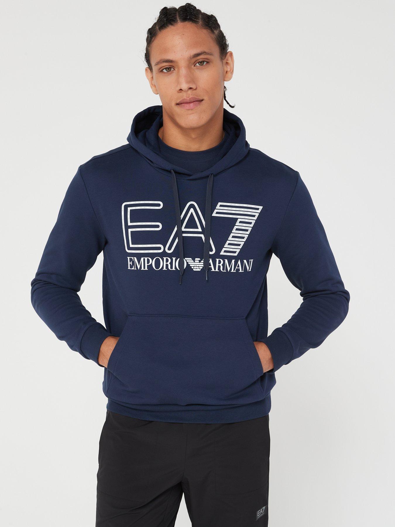 Ea7 shop logo hoodie