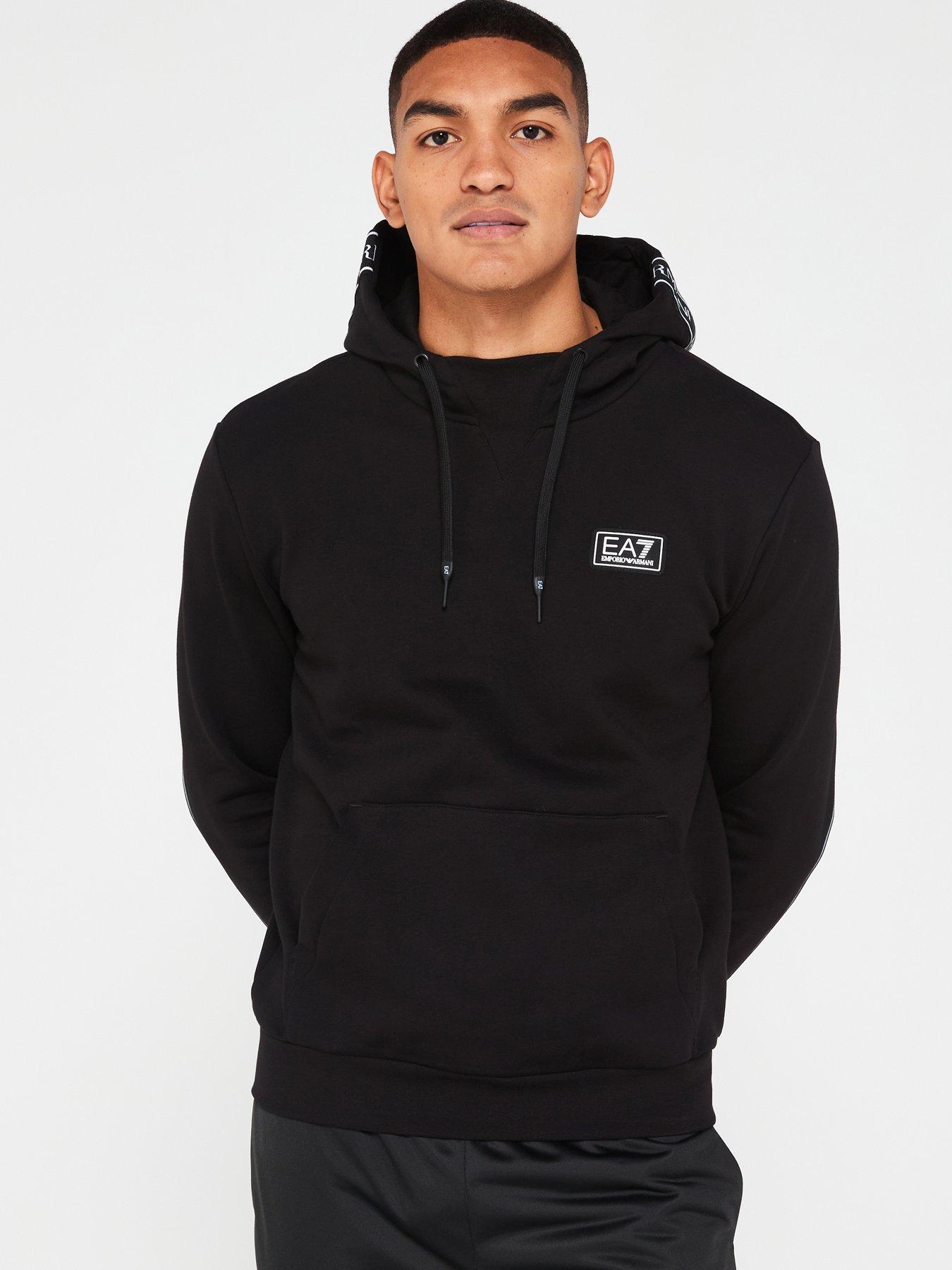 Emporio armani ea7 overhead tape hoodie new arrivals