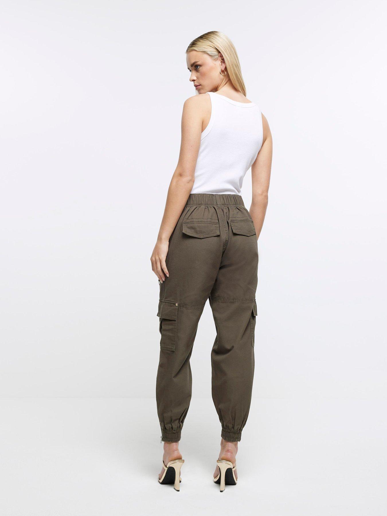 Petite cargo hot sale trousers uk