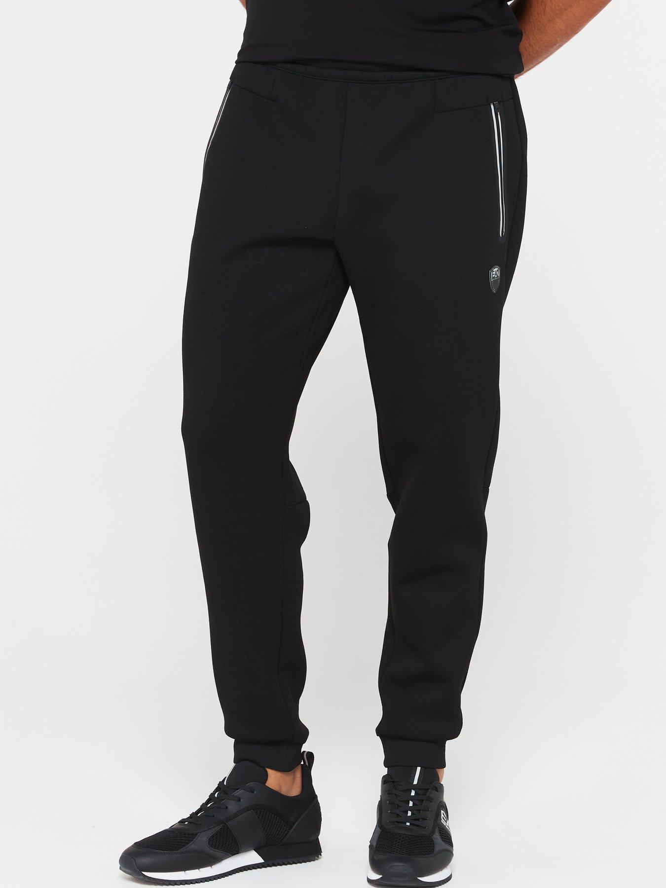 EA7 Emporio Armani Jogger - Black/White | Very.co.uk