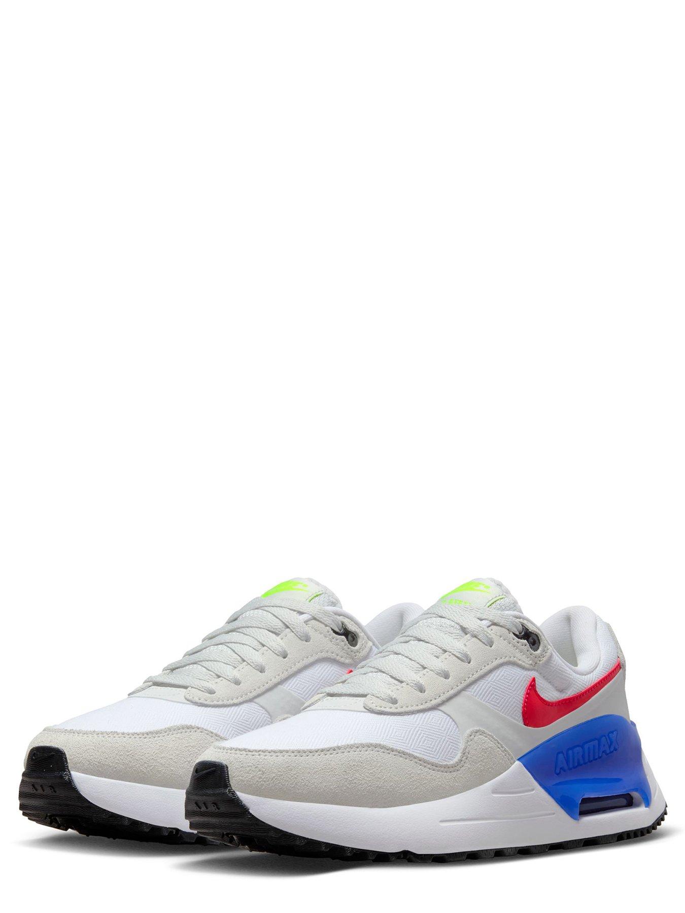 Nike Air Max SYSTM Trainers - White/Red | very.co.uk