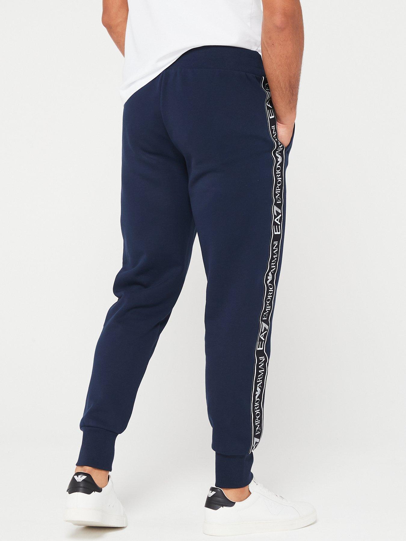 Emporio armani taped jogger hot sale sweat in navy