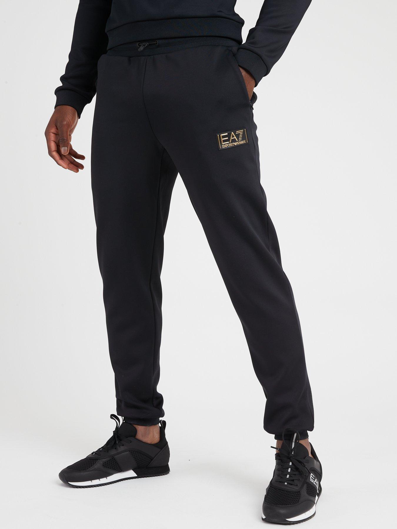 Armani Exchage jogger with dragon print in black