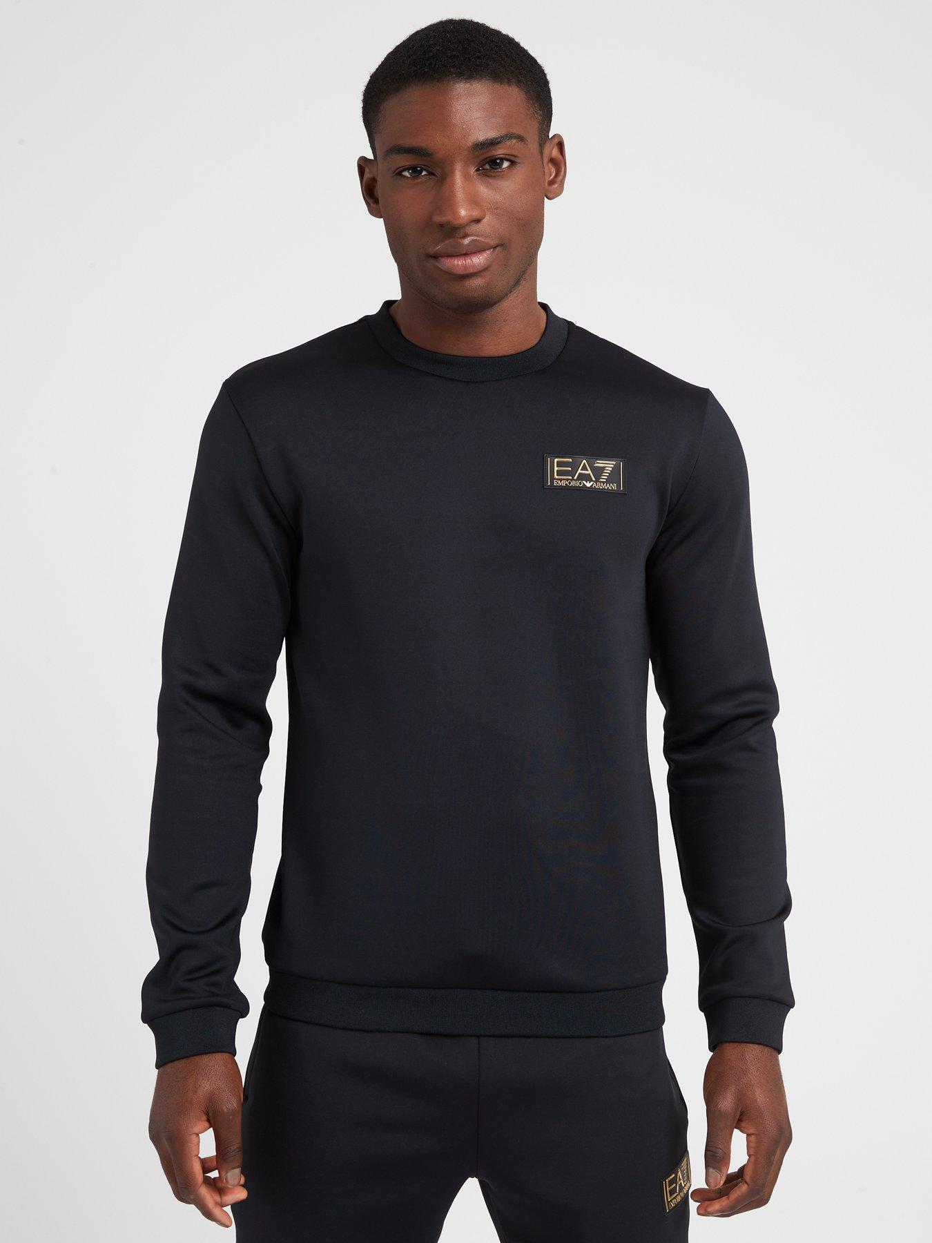 Ea7 deals black sweatshirt