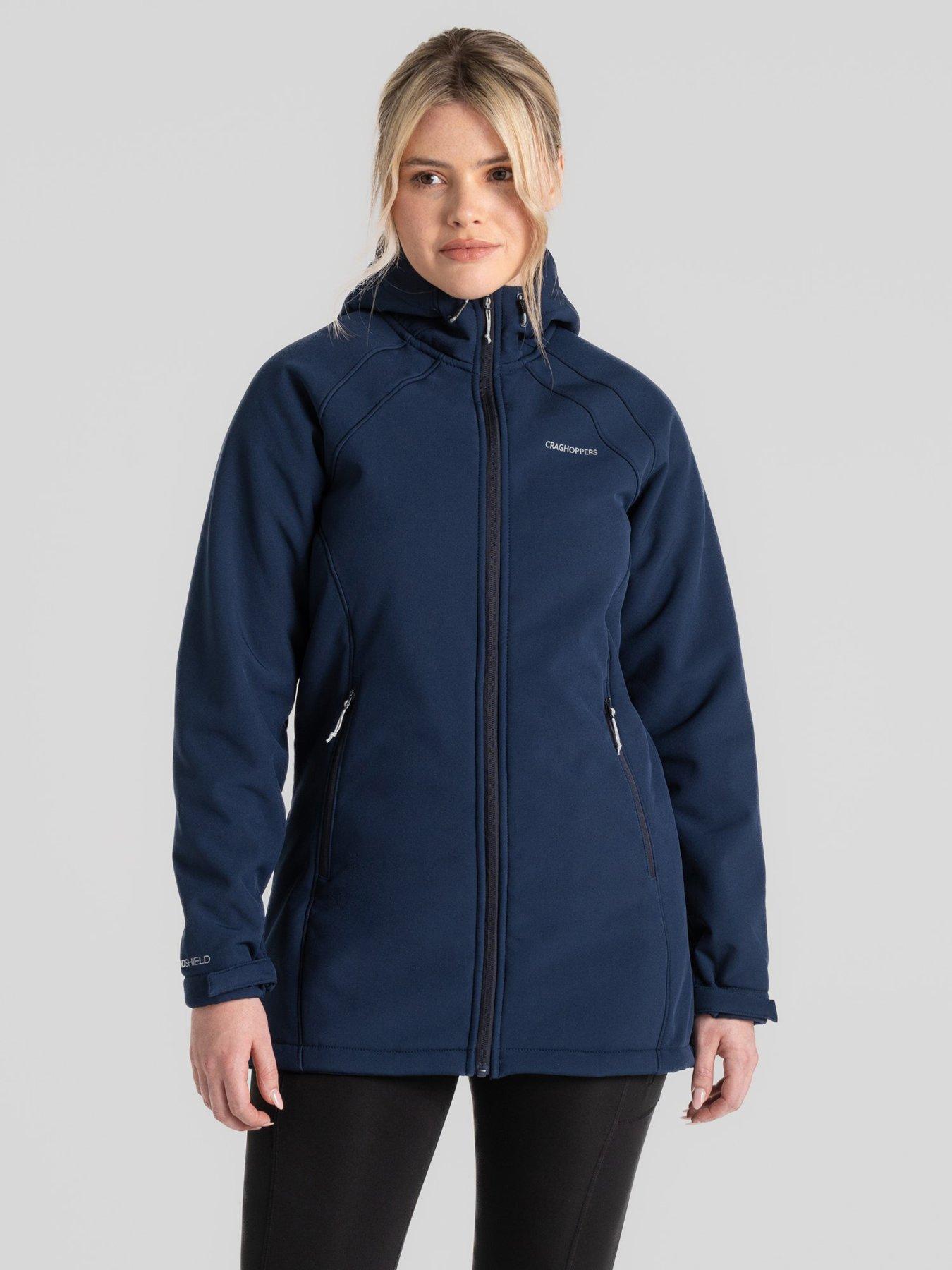 Craghoppers Gwen Hooded Soft Shell Jacket Navy very