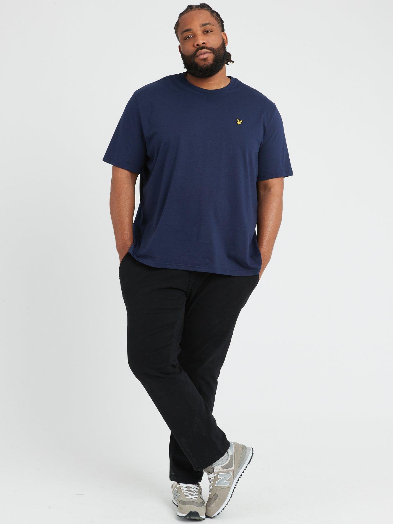 Lyle and scott hot sale navy t shirt