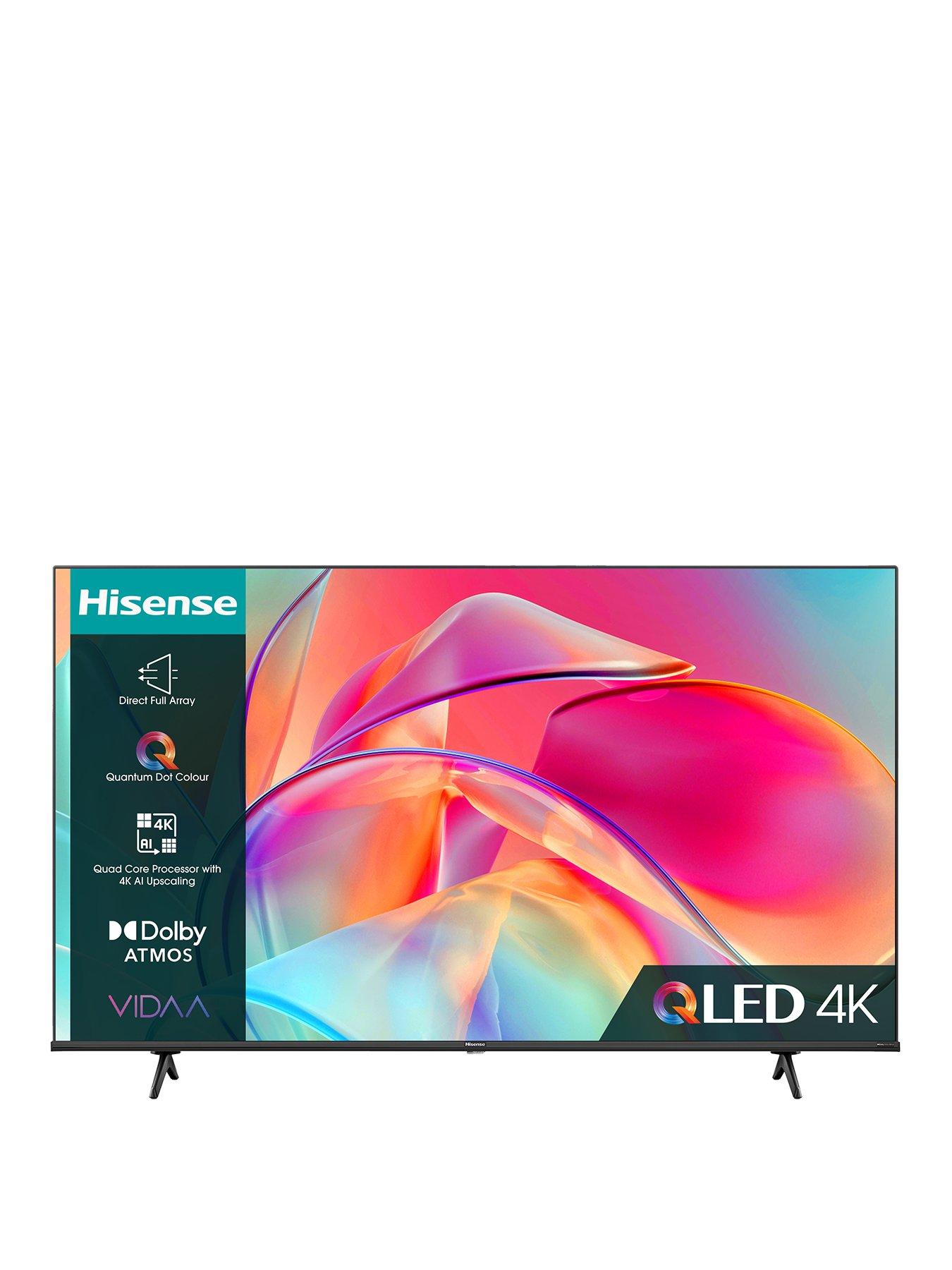 Hisense 75E7KQTUK, 75 Inch, QLED, 4K Ultra HD, Smart TV | Very.co.uk