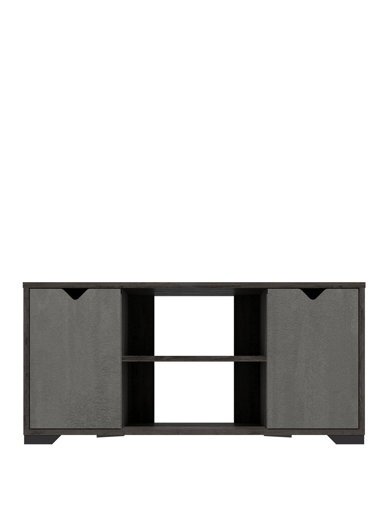 One Call Hollis Ready Assembled Corner TV Unit fits up to 45 inch TV