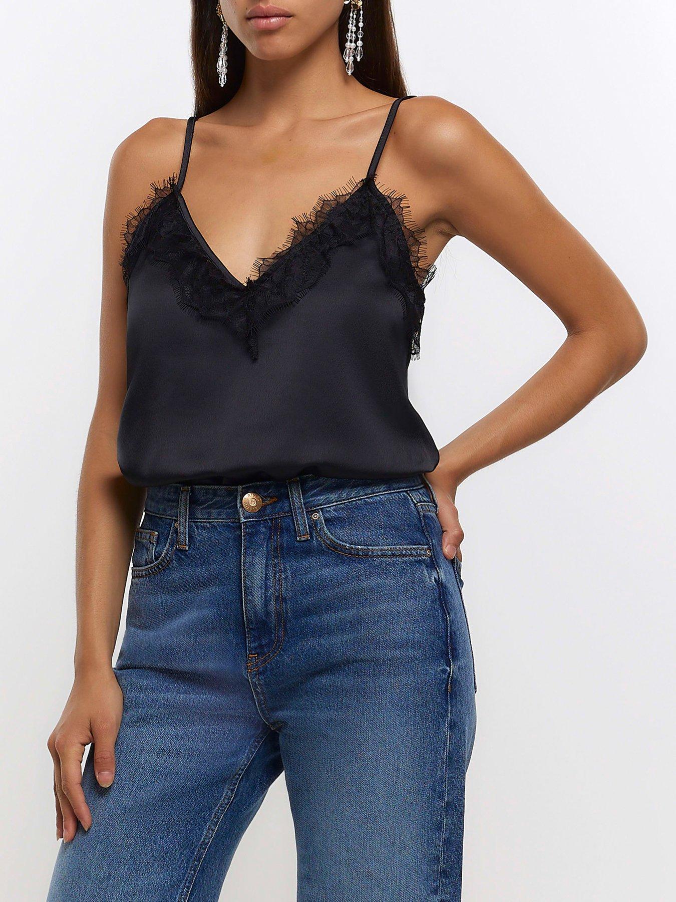 silk lace camisole White House Black Market - Gem