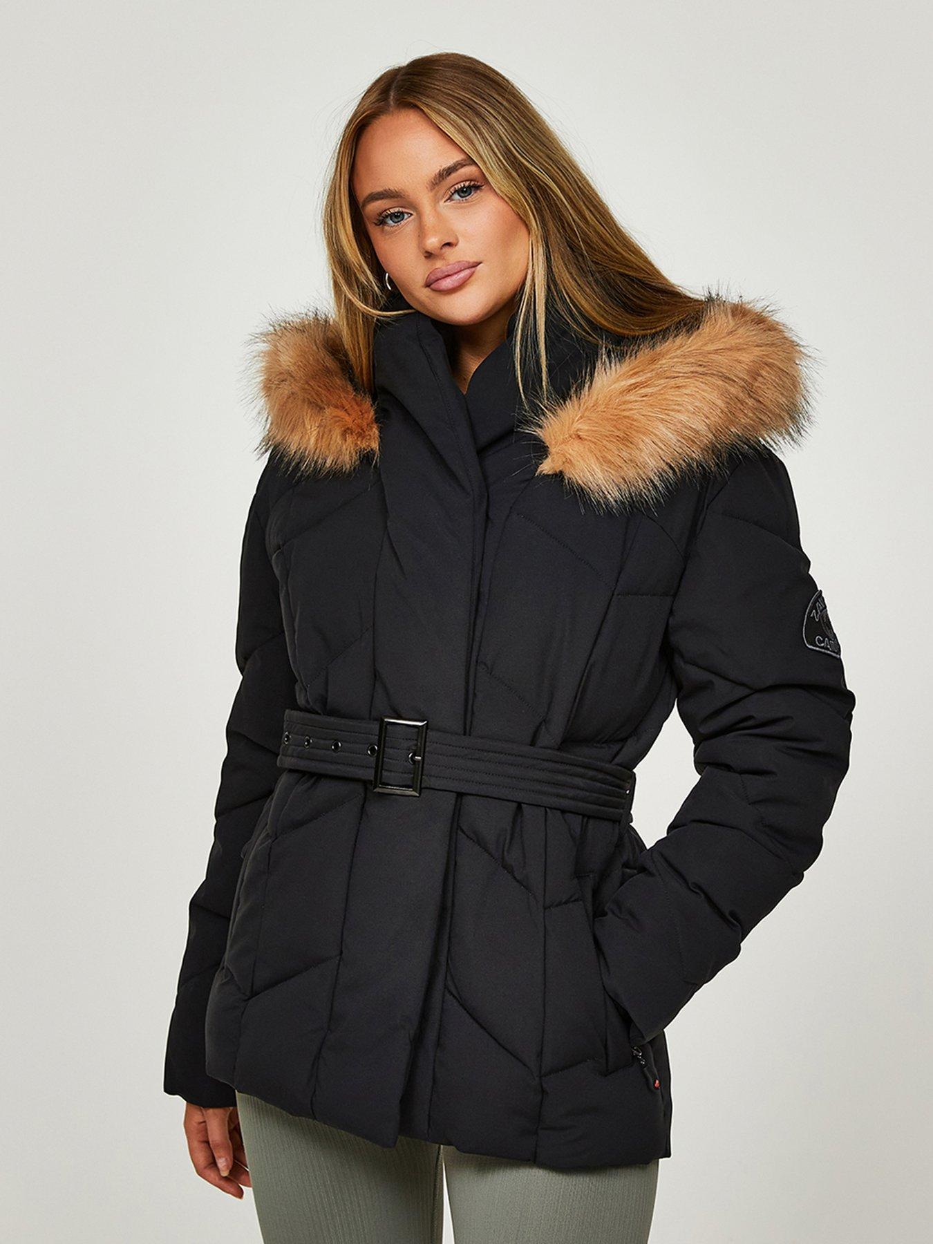 Zavetti Canada Cinzia Puffer - Black | very.co.uk