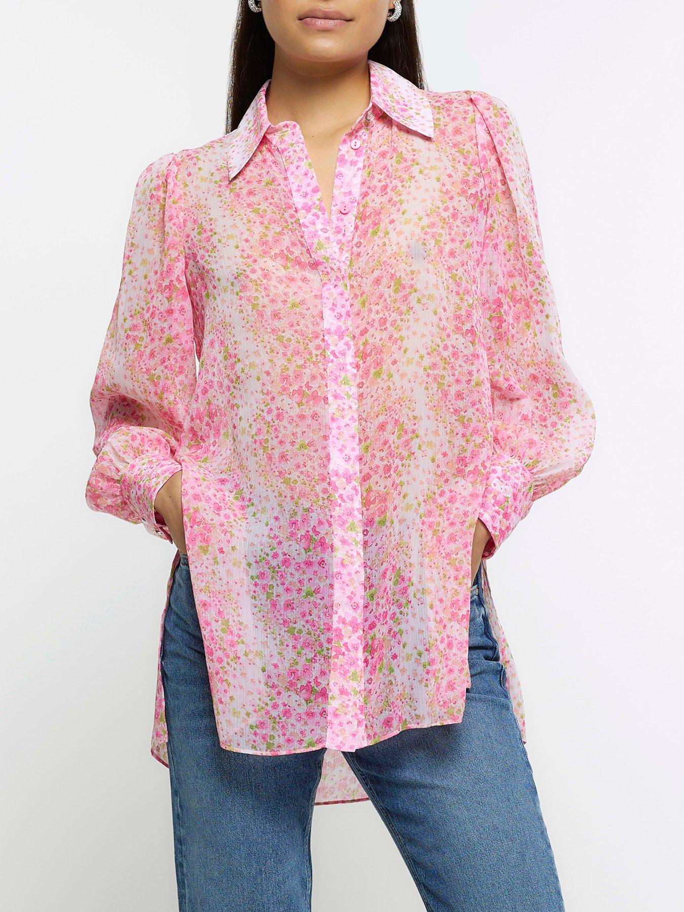 Longline Shirt Pink