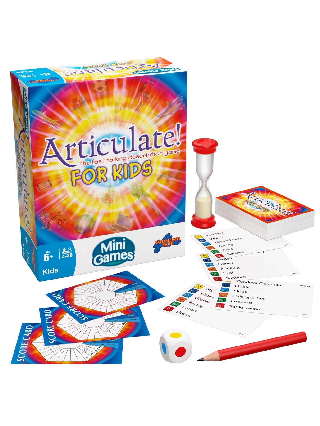 Drumond Park Articulate! For Kids - Family Kids Board Game , The Fast Talking Description Game , Family Games for Adults and Children Suitable From 6+ Years