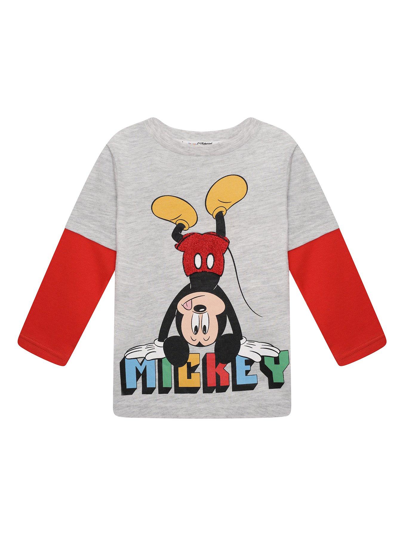 Mickey Mouse Kids Disney Mickey Mouse Mock Long Sleeve T-Shirt