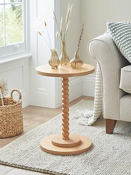 Product photograph of Very Home Bobbin Side Table from very.co.uk