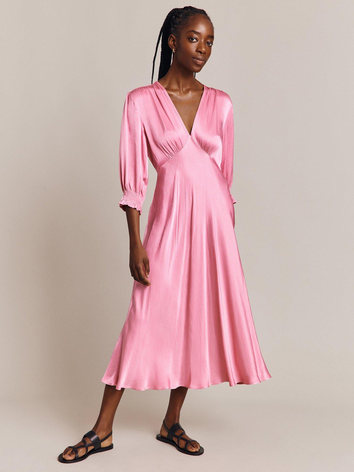 Pink ghost clearance dress