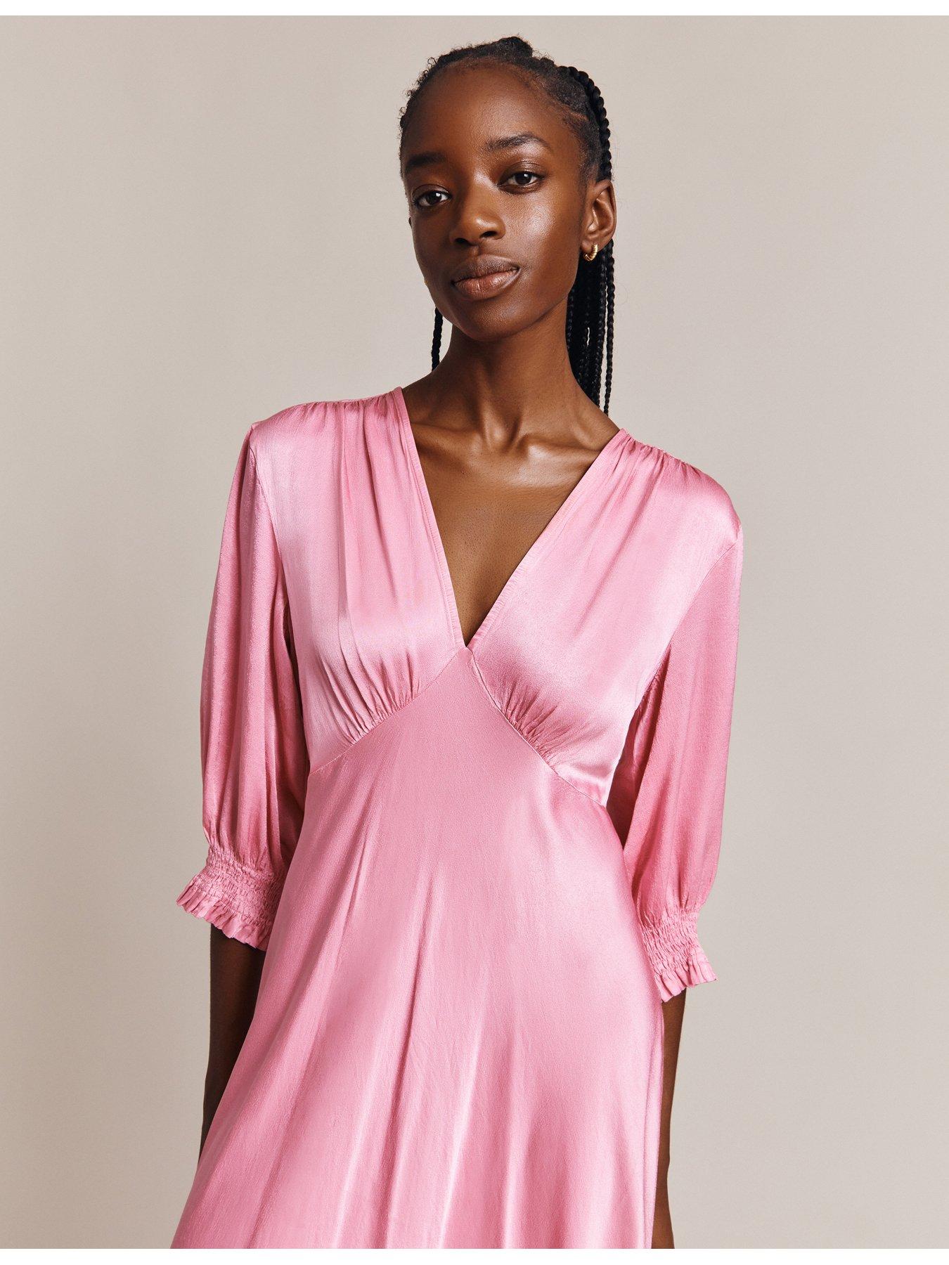 Ghost Elle Dress Pink Very