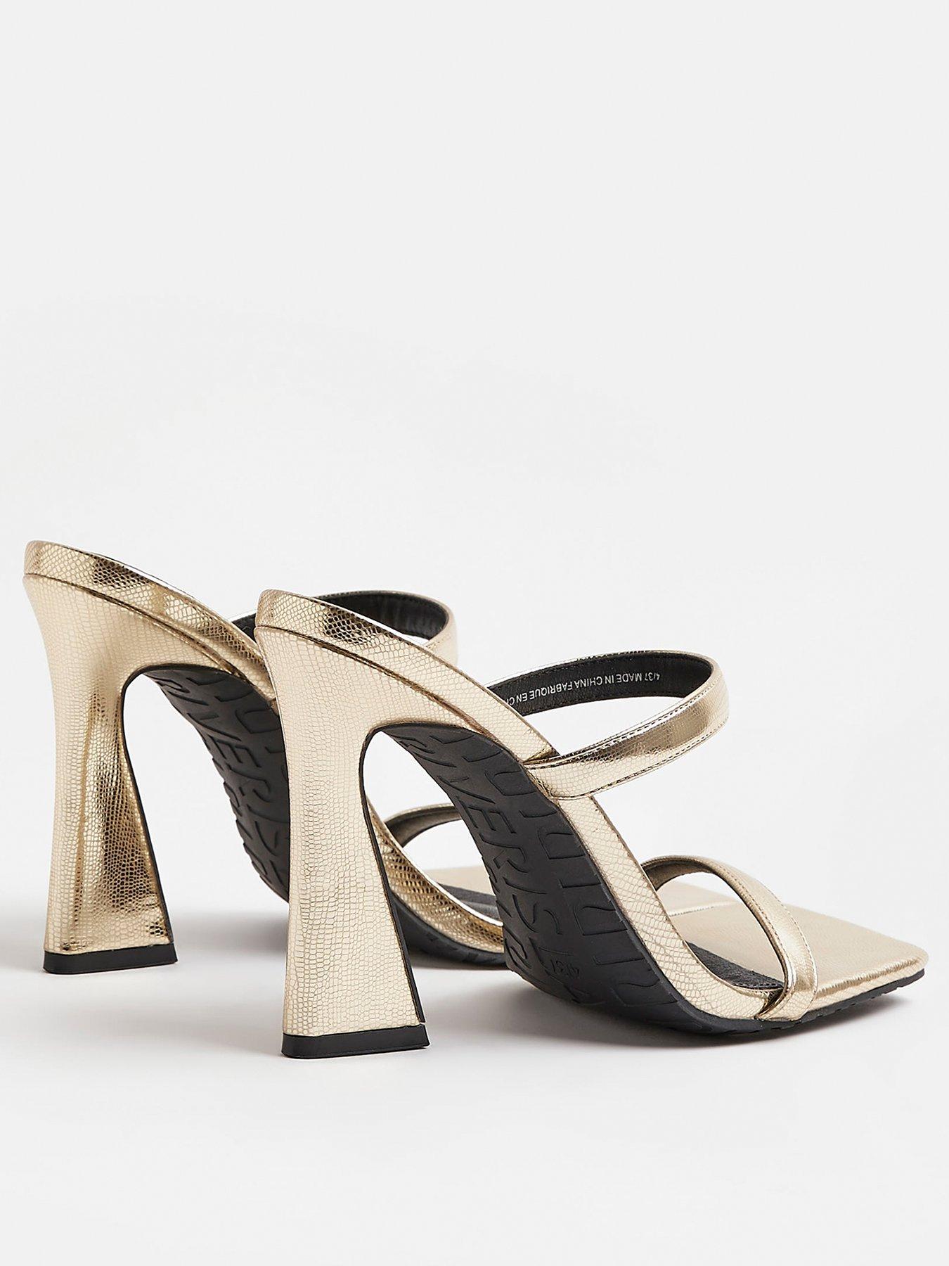 Gold discount mules uk