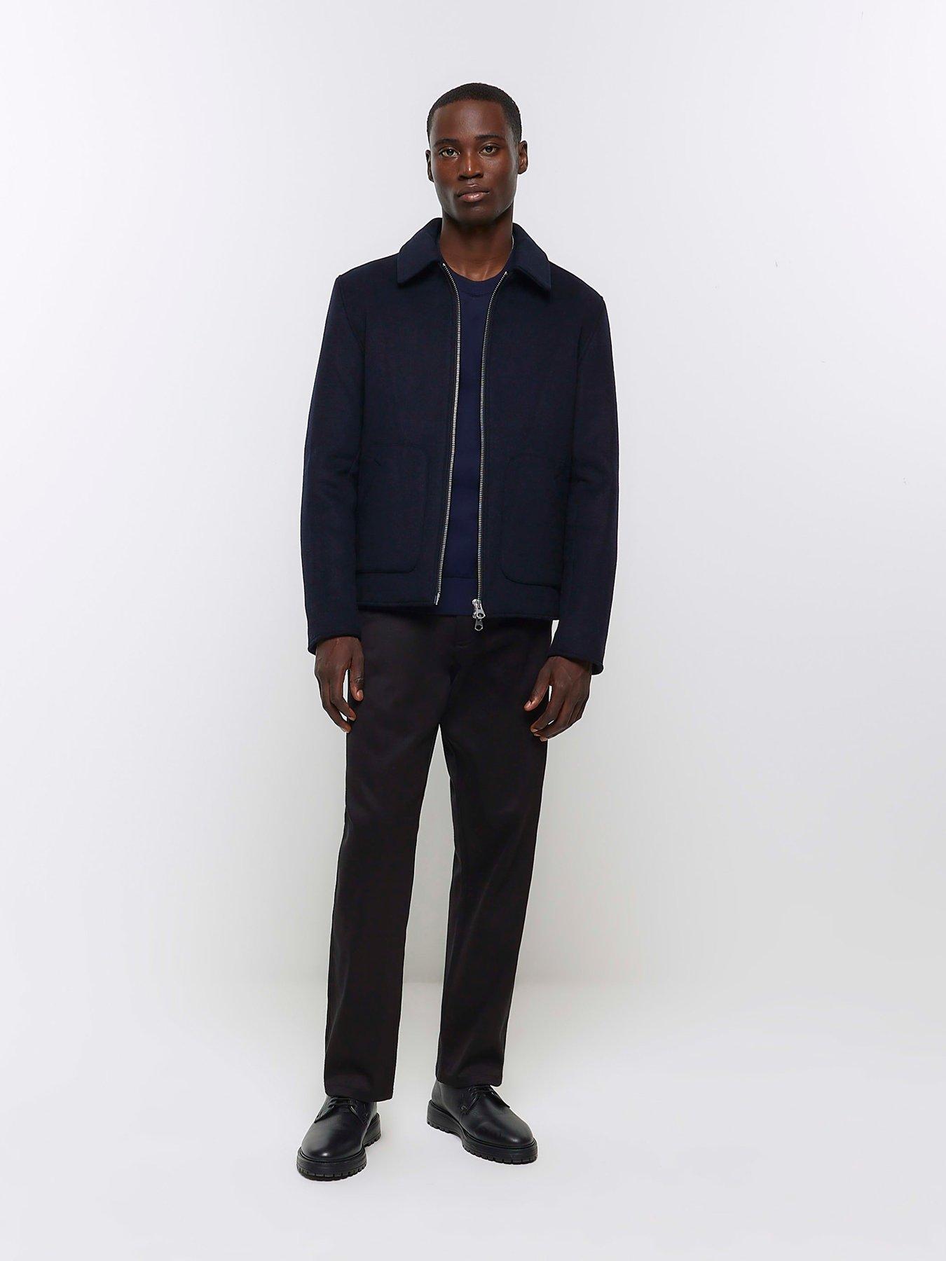 River island cheap navy jacket