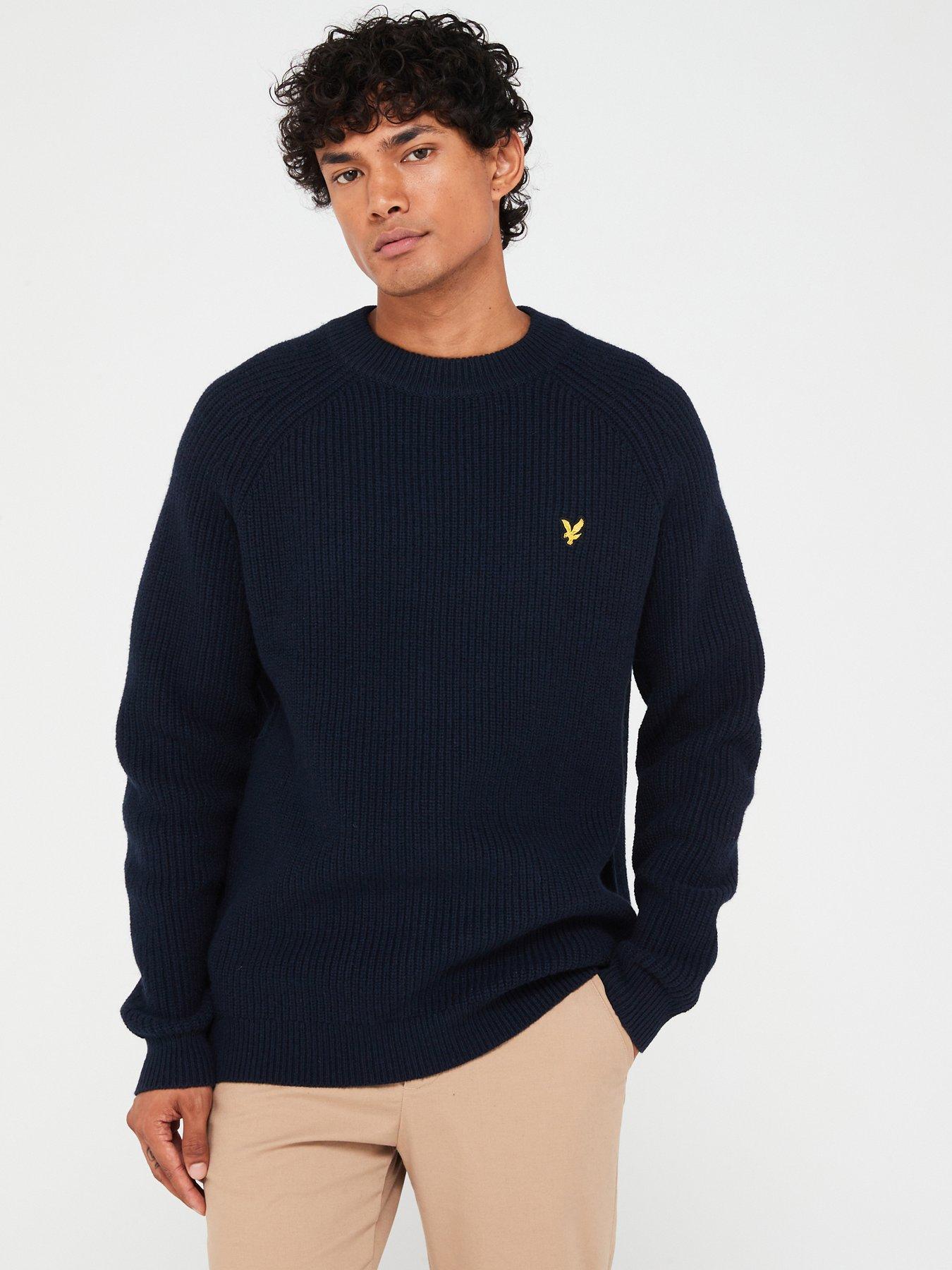 Lyle and scott hot sale white jumper