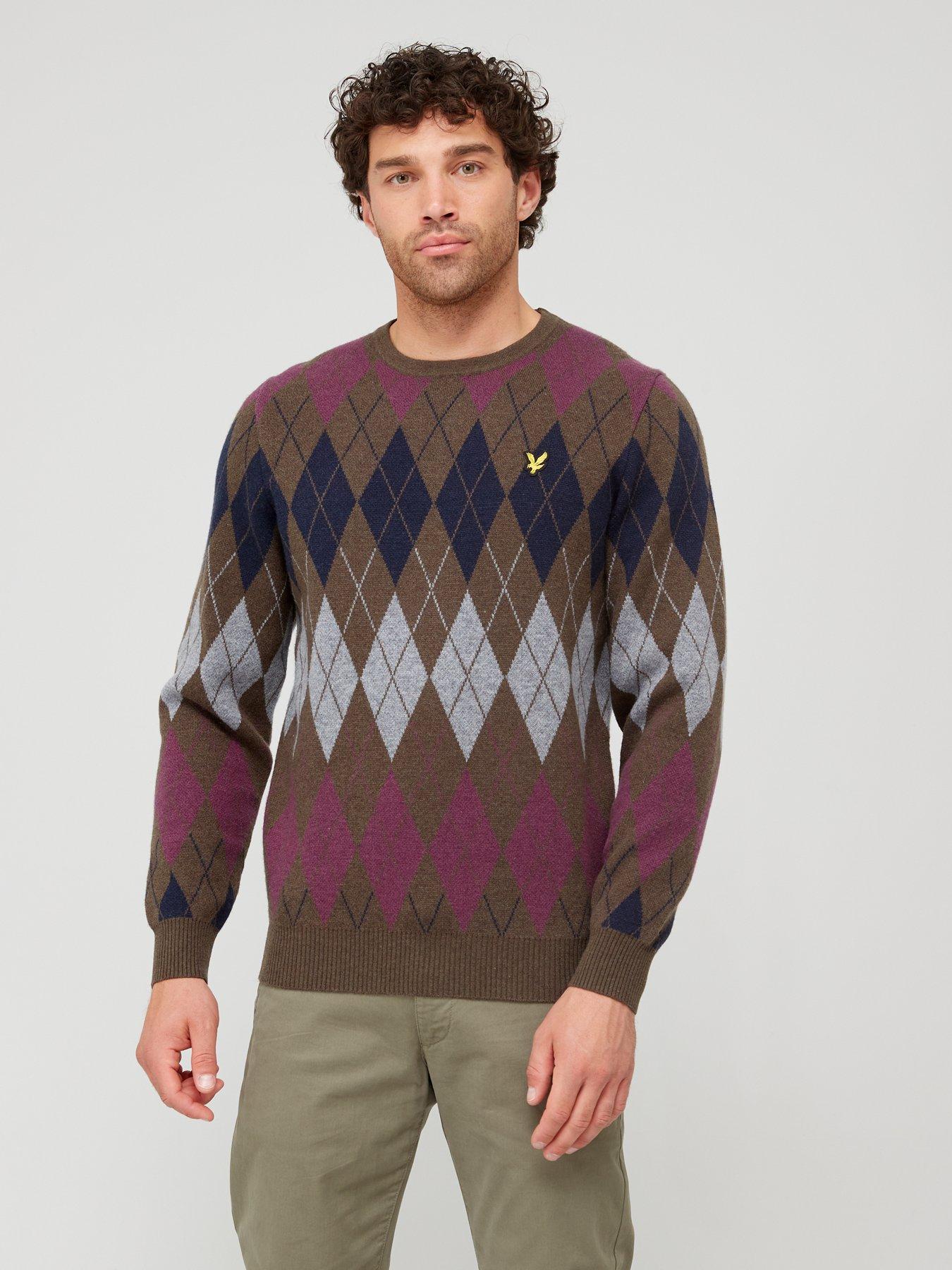 Lyle and scott deals purple jumper