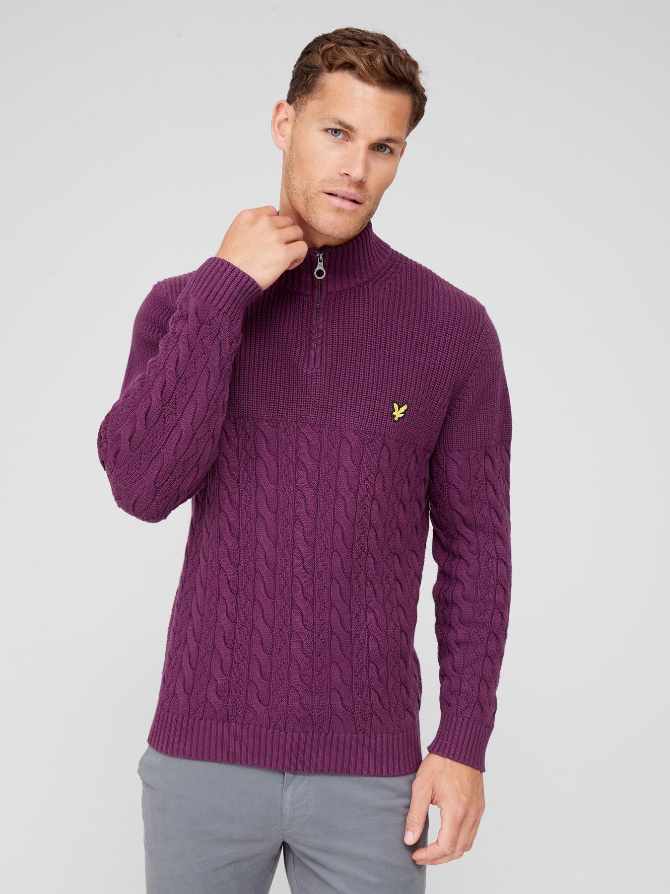 Lyle and scott discount quarter zip jumper