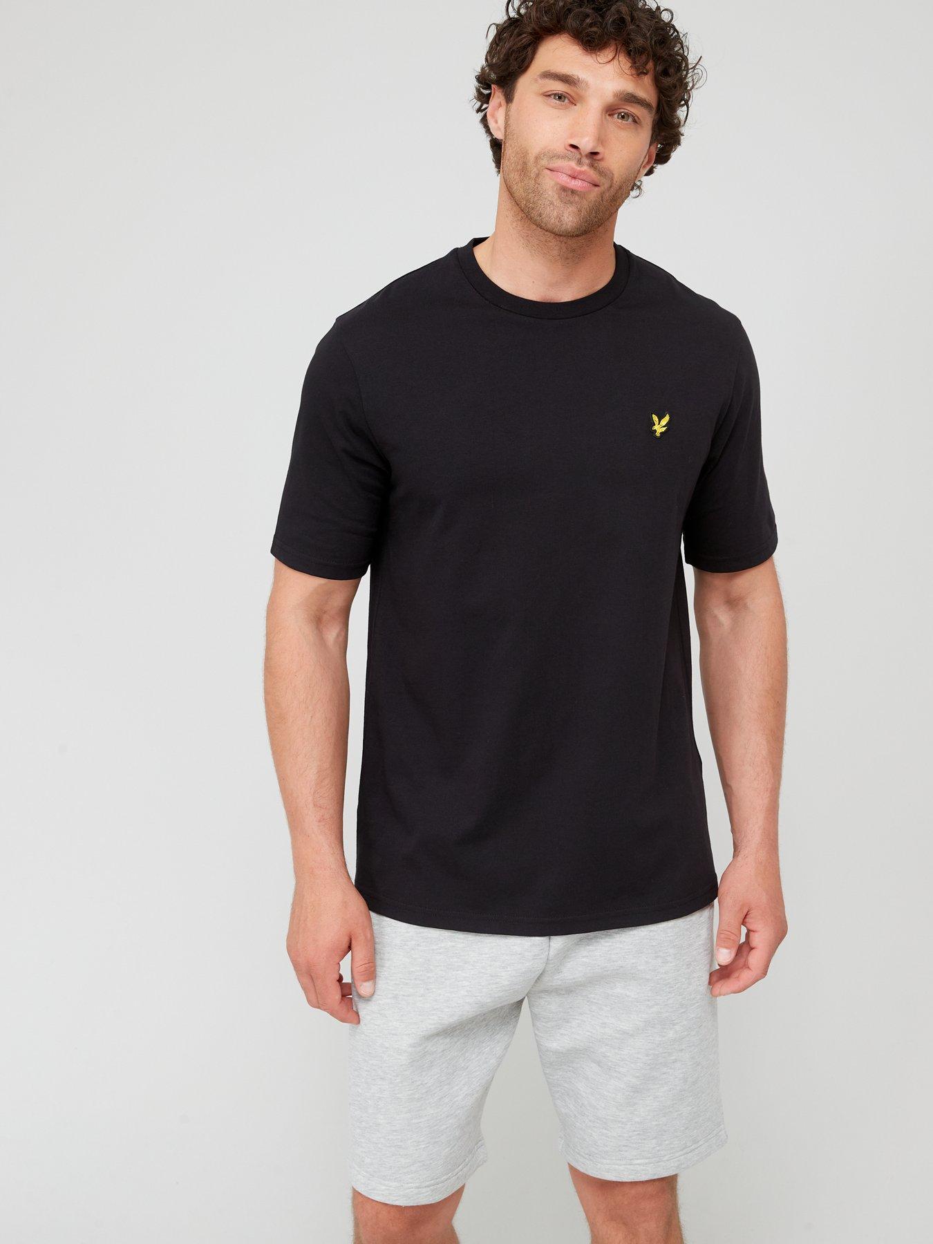 Lyle & Scott Graphic Ski Back Hit T-Shirt - Black | very.co.uk