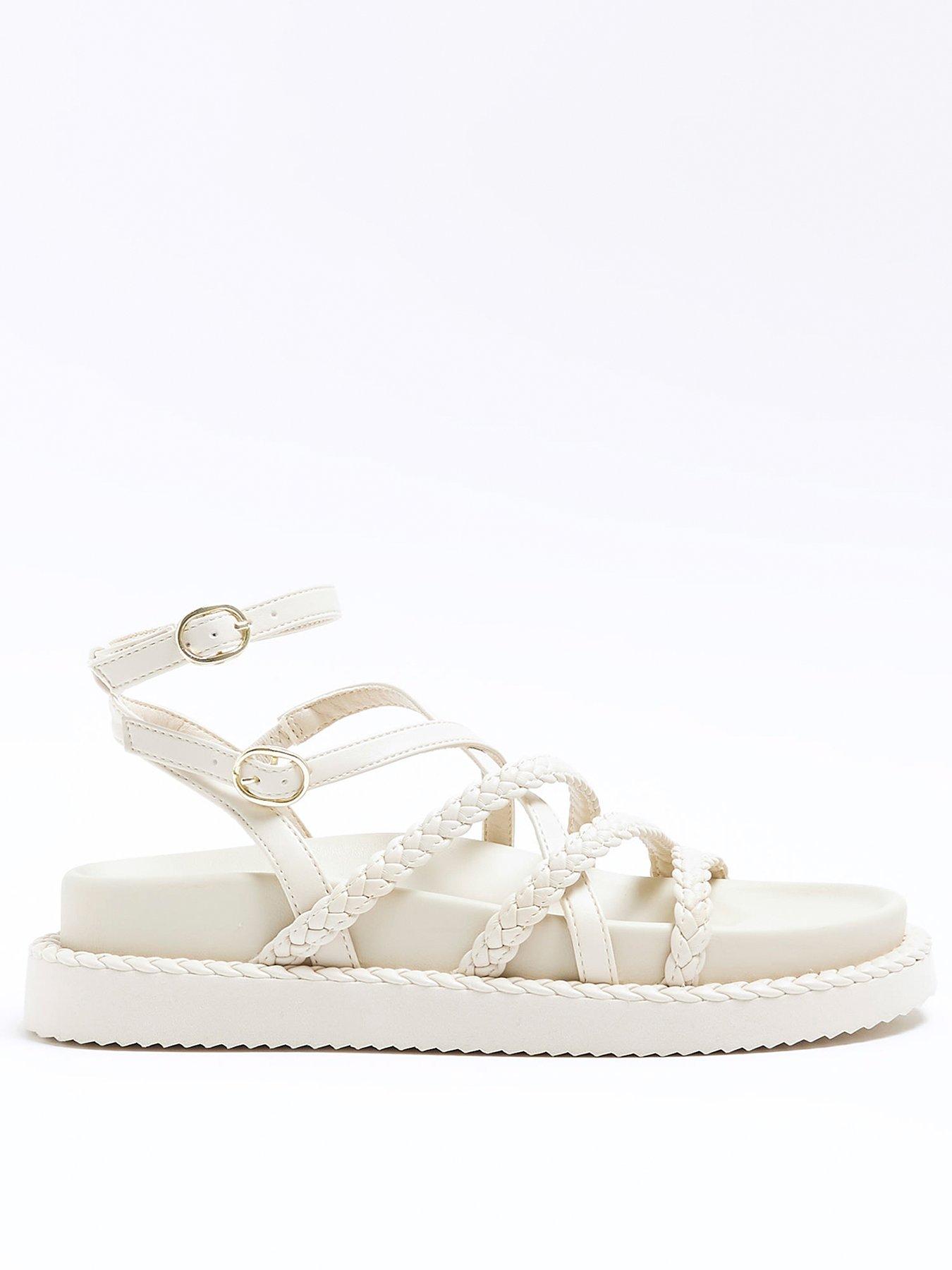 River island rope sandals sale