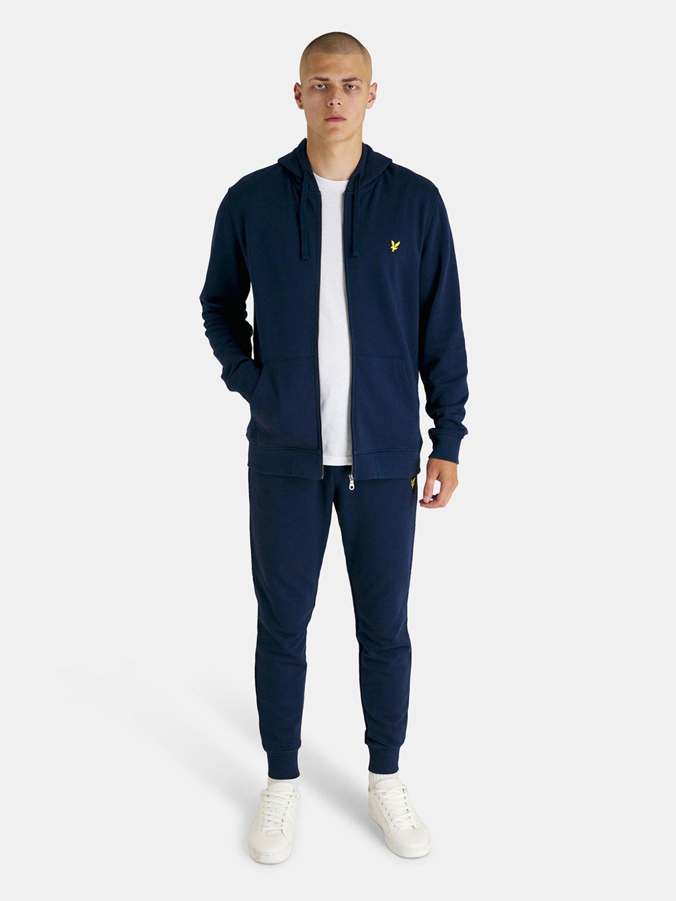 Image 3 of 5 of Lyle & Scott Lyle &amp; Scott Zip Through Hoodie - Navy