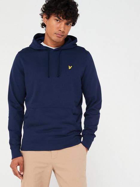 lyle-scott-long-sleeve-pullover-hoodie-navy