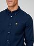  image of lyle-scott-lyle-amp-scott-plain-flannel-shirt-navy