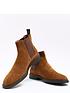  image of river-island-smart-gusset-chelsea-boot-brown