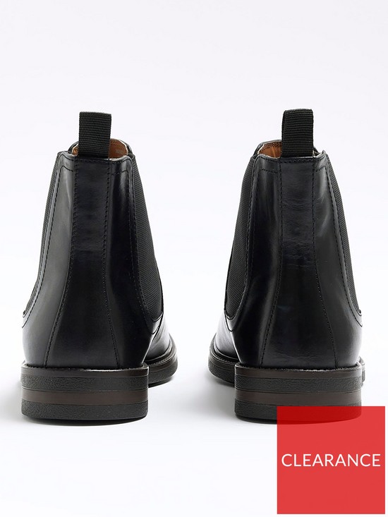back image of river-island-smart-leather-gusset-chelsea-boot