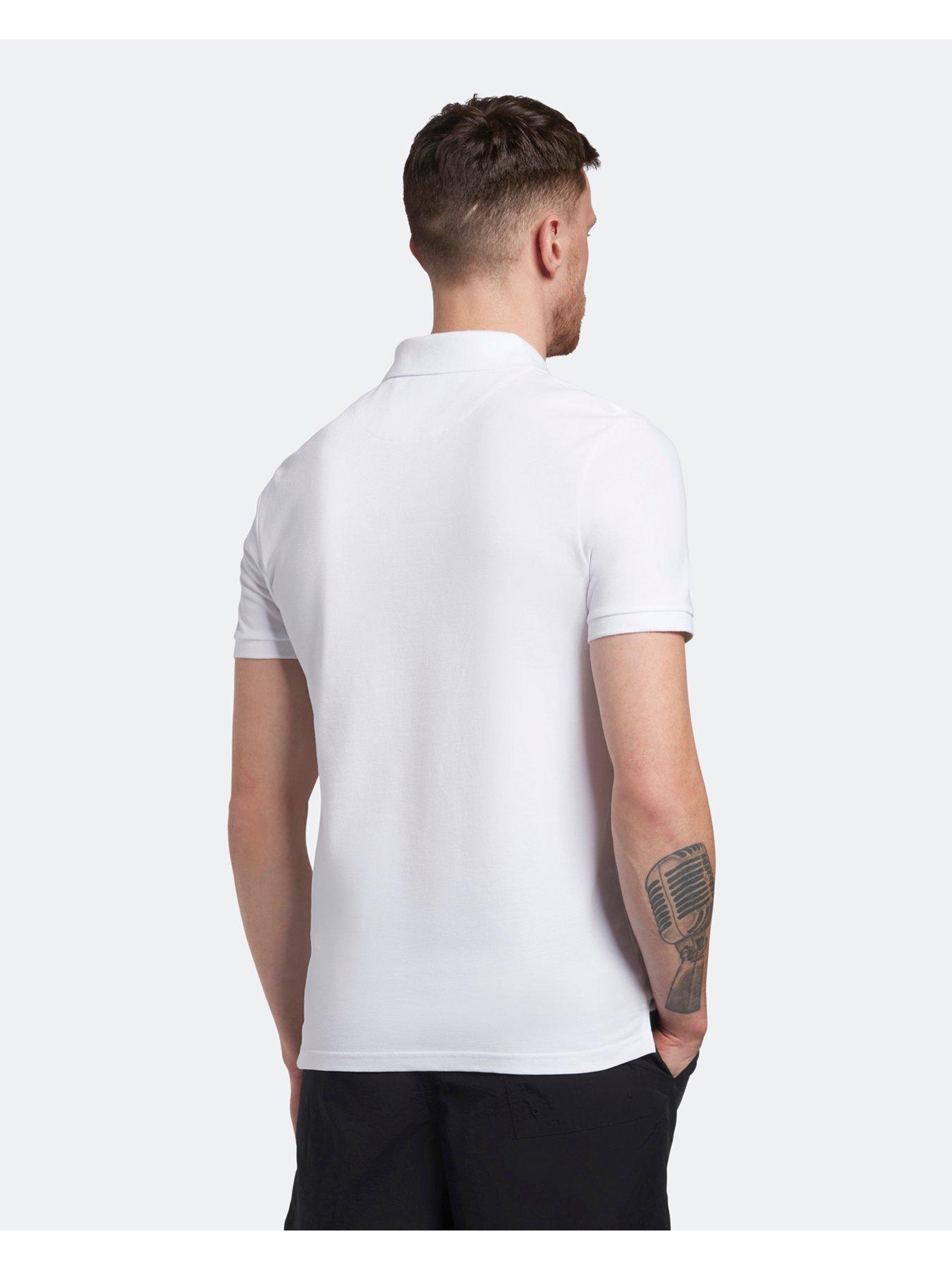 Big and tall store white polo shirts