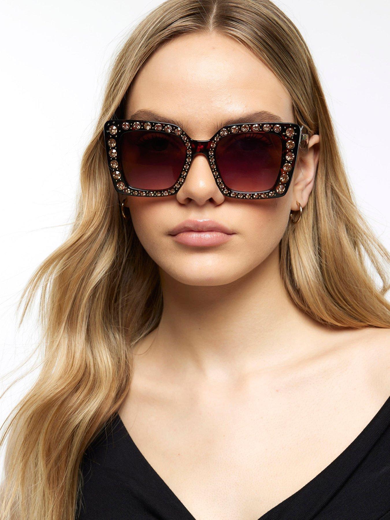 Diamante sunglasses outlet