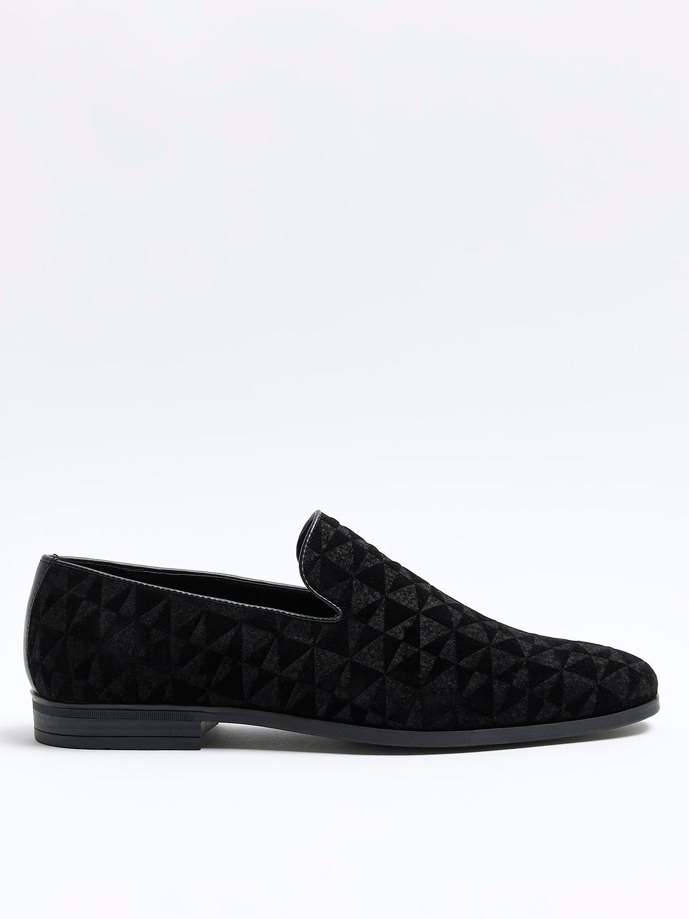 River island 2025 velvet slippers