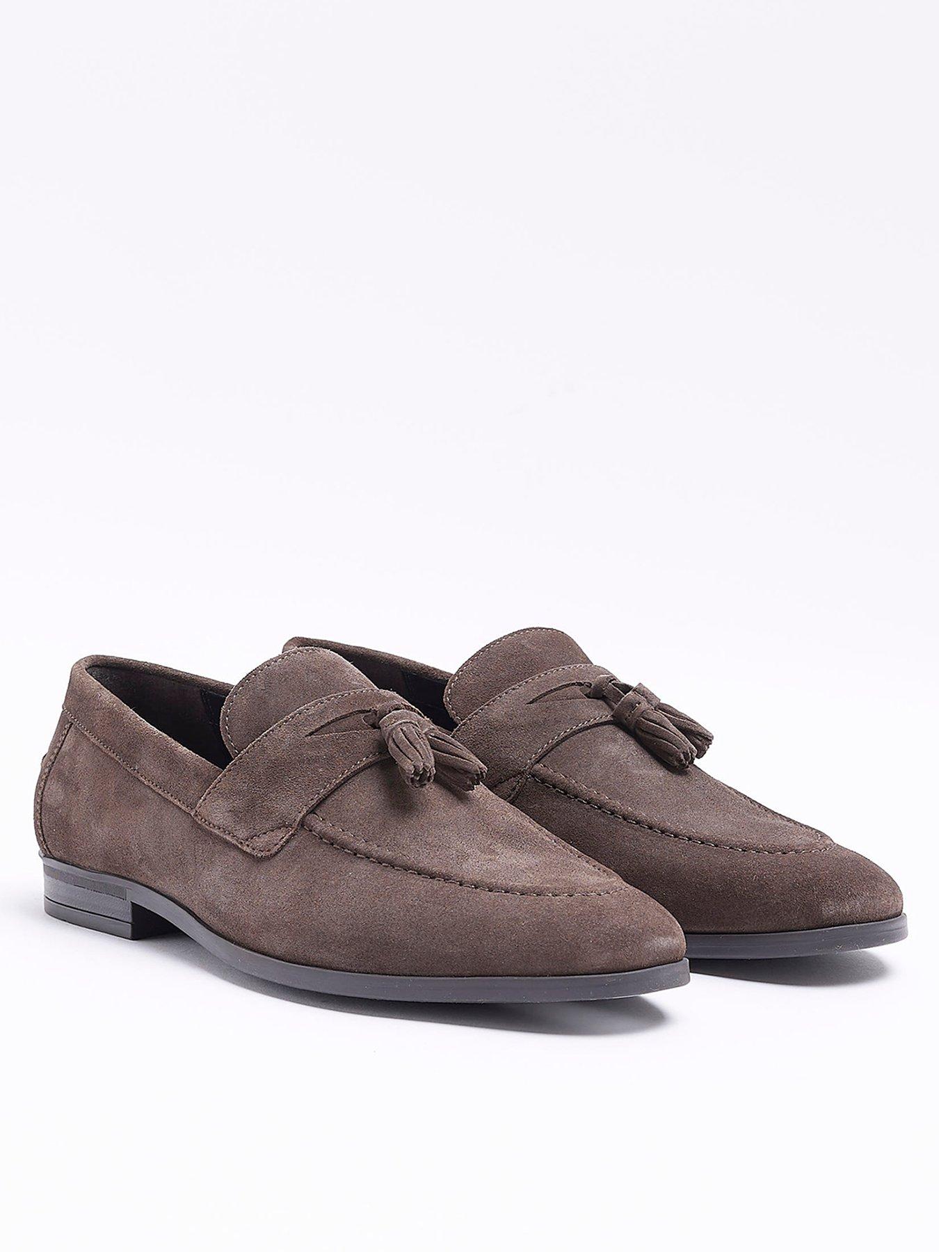 River island hot sale tan loafers