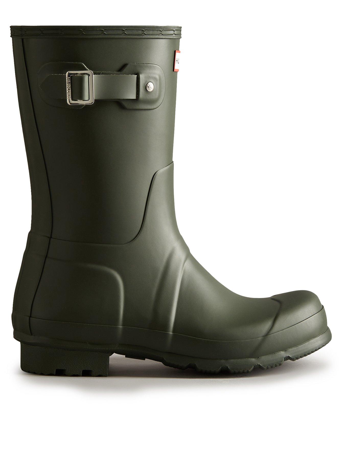 Mens short rain on sale boots