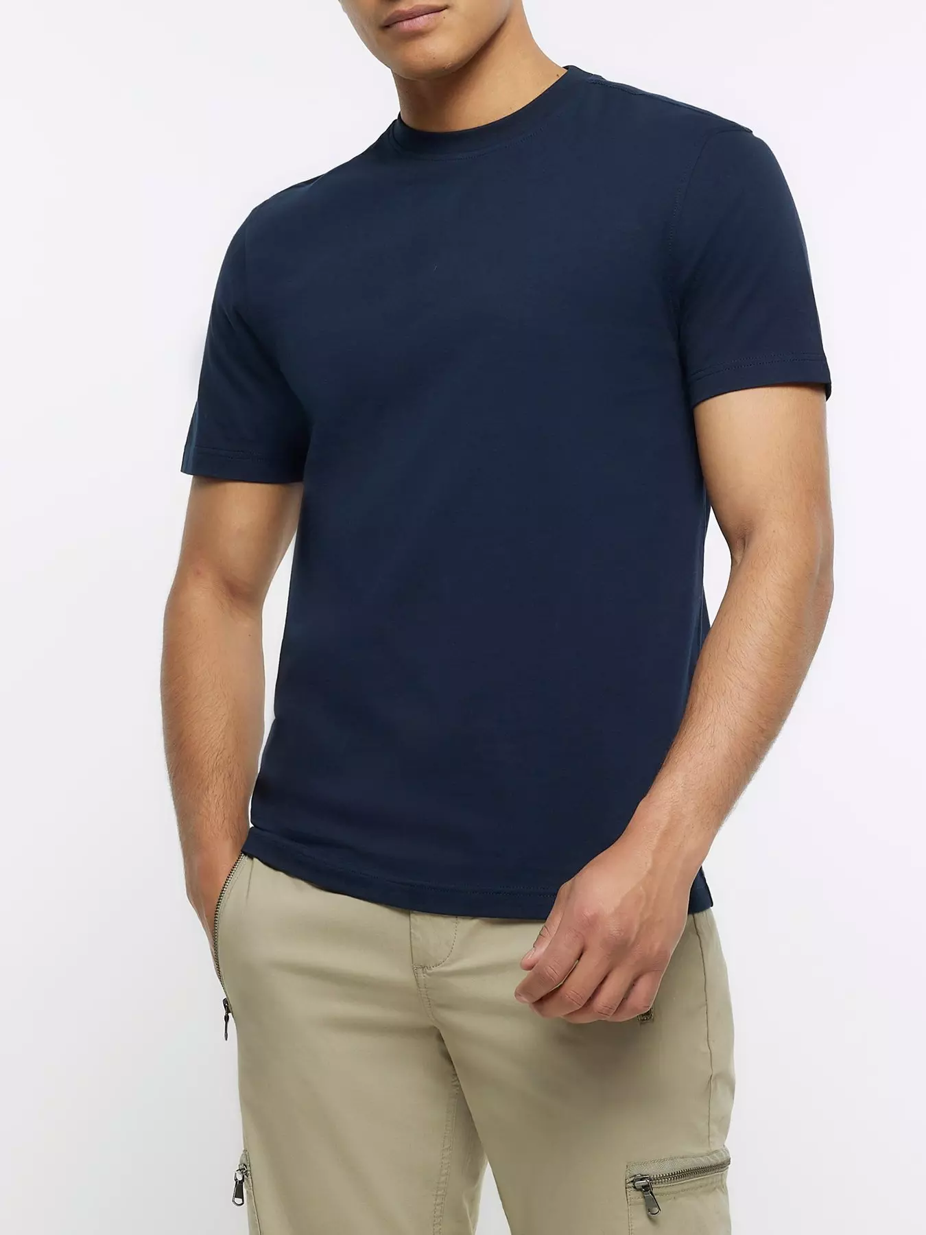 river island muscle fit shirt