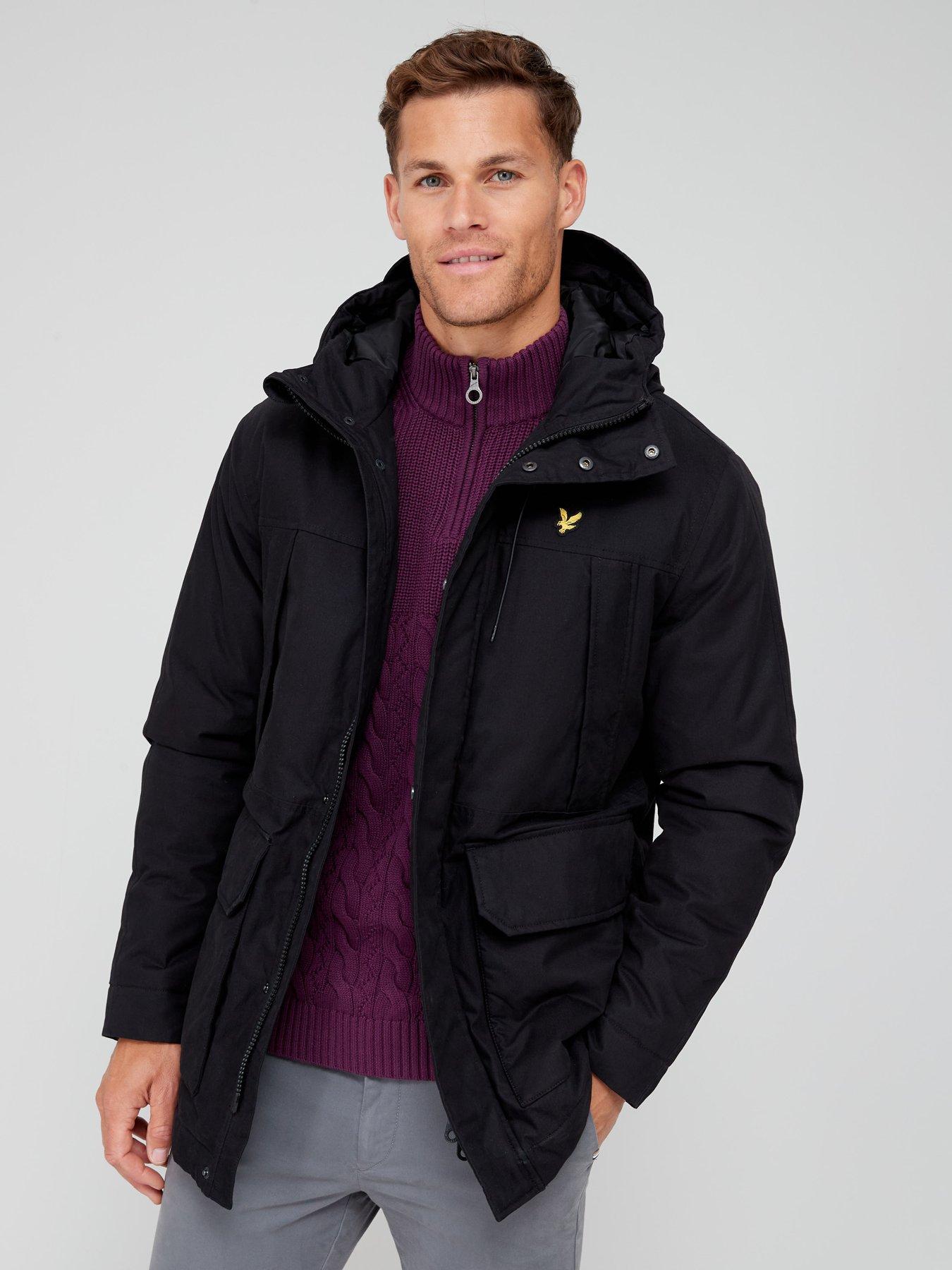 Lyle Scott 2.0 Microfleece Parka Black