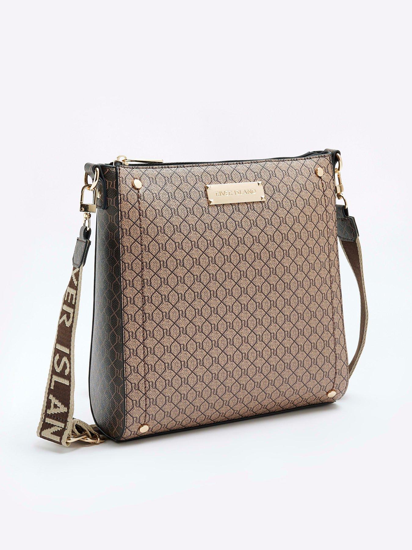 River island monogram bag store