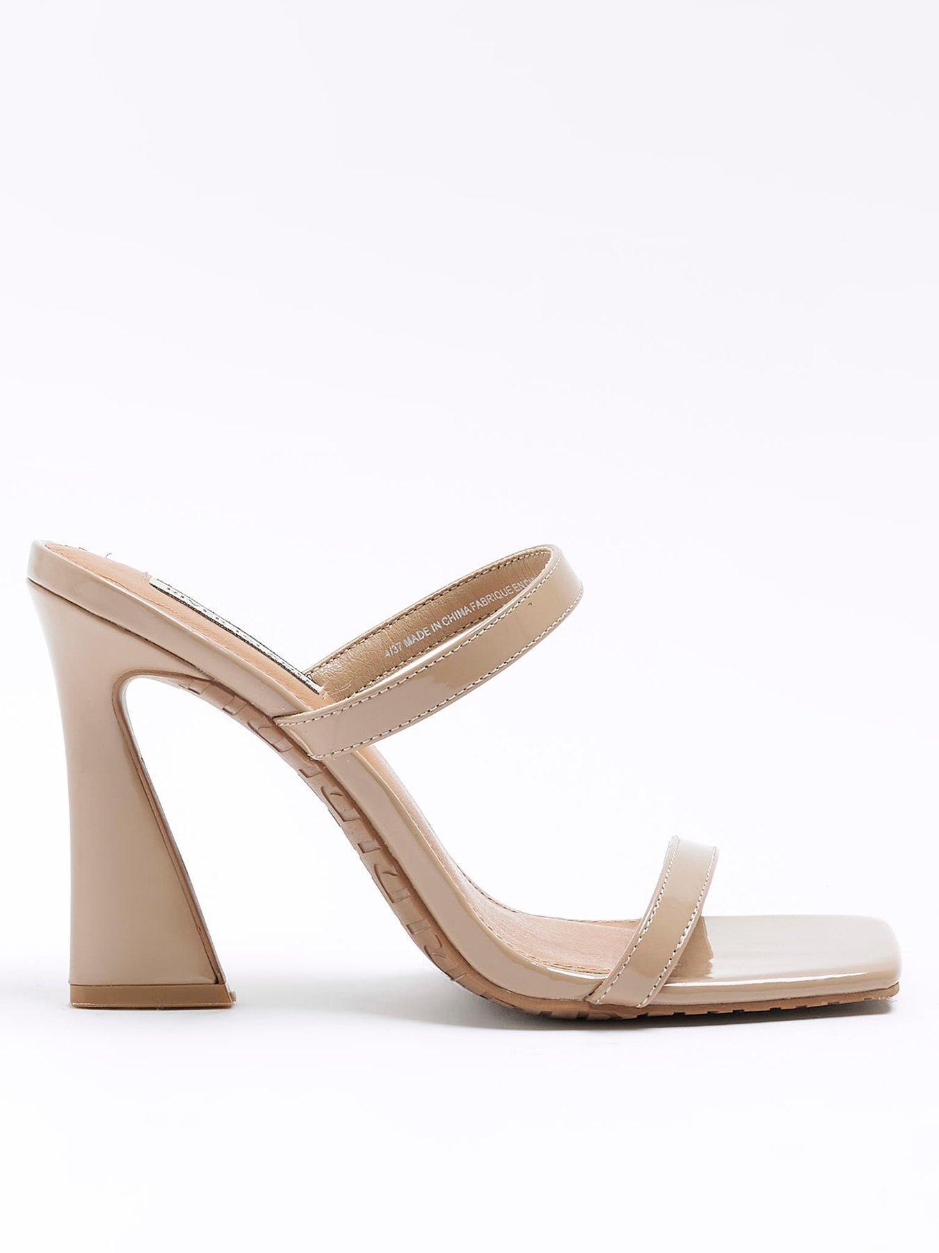 Two strap sale mule heel