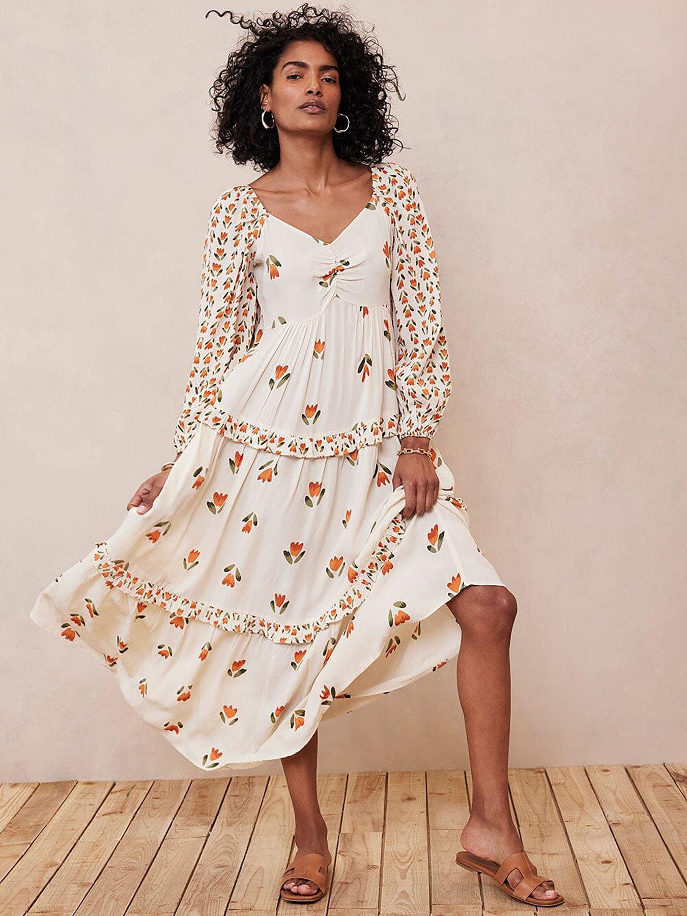 Mint Velvet Jessica Print Boho Maxi Dress very.co.uk