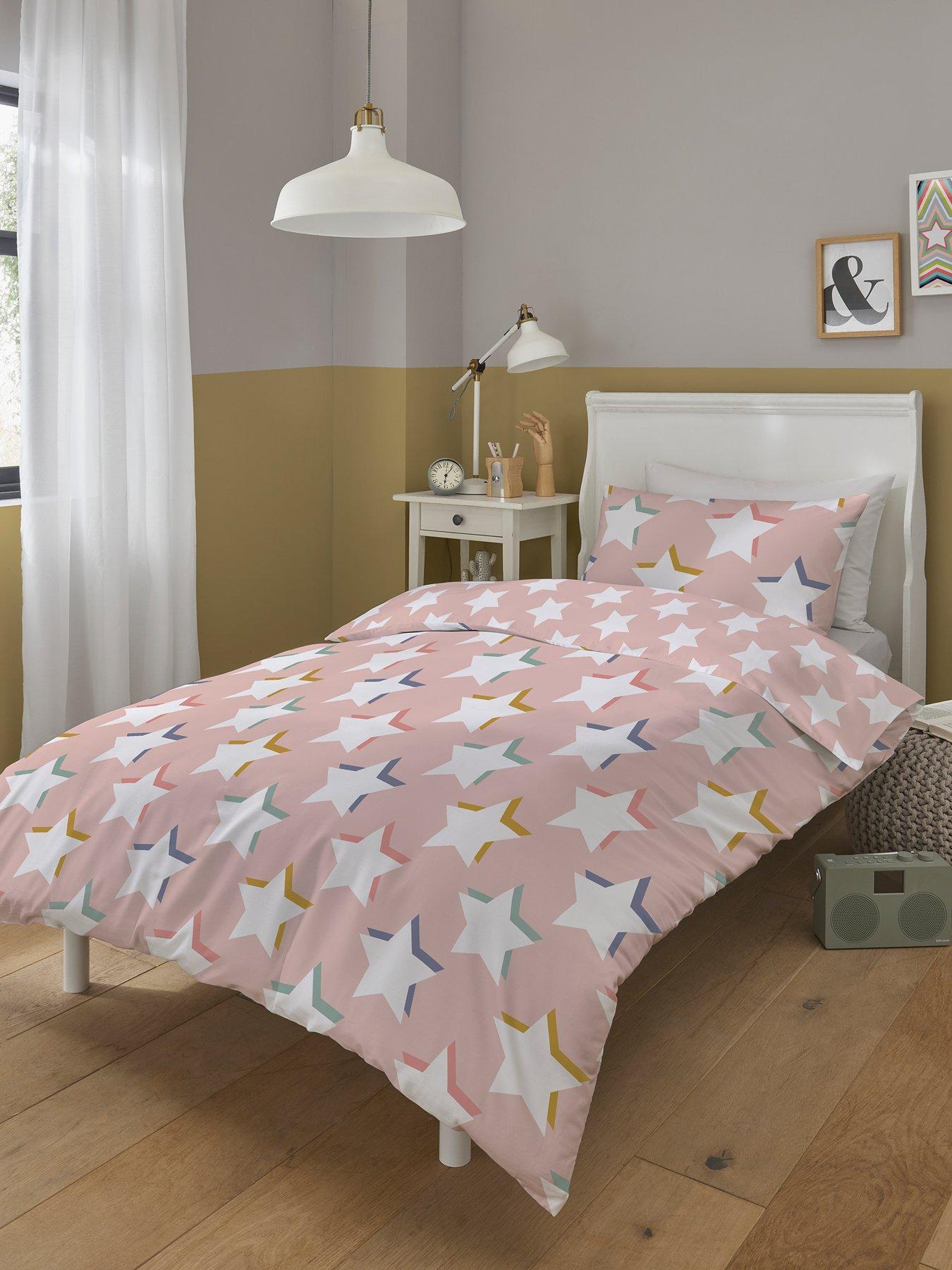 Copenhagen Home Kids Star Spangled Pink Duvet Cover Set Very